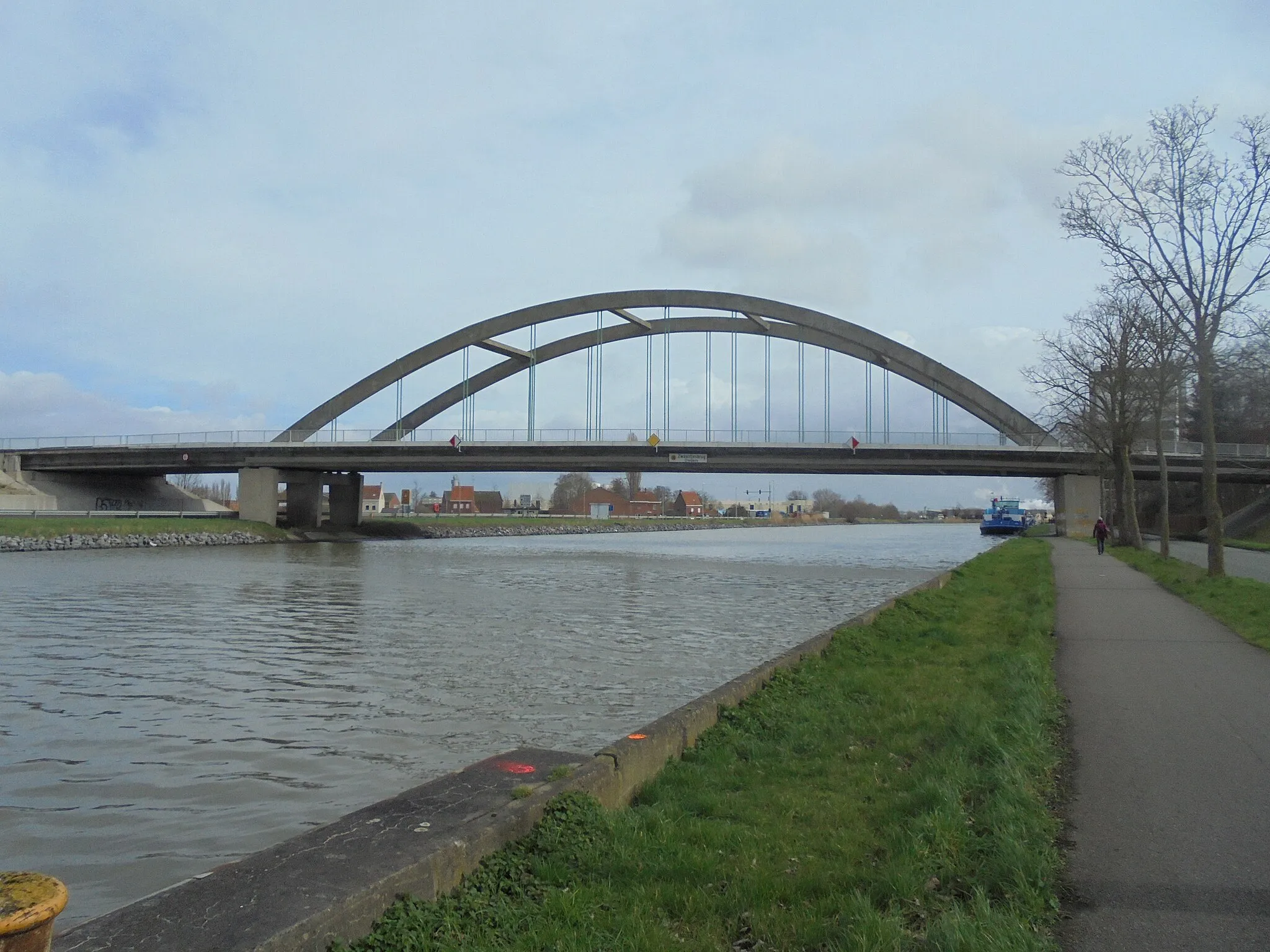 Photo showing: Zwaantjesbrug - Fabiolalaan - Wielsbeke - West-Vlaanderen - België.