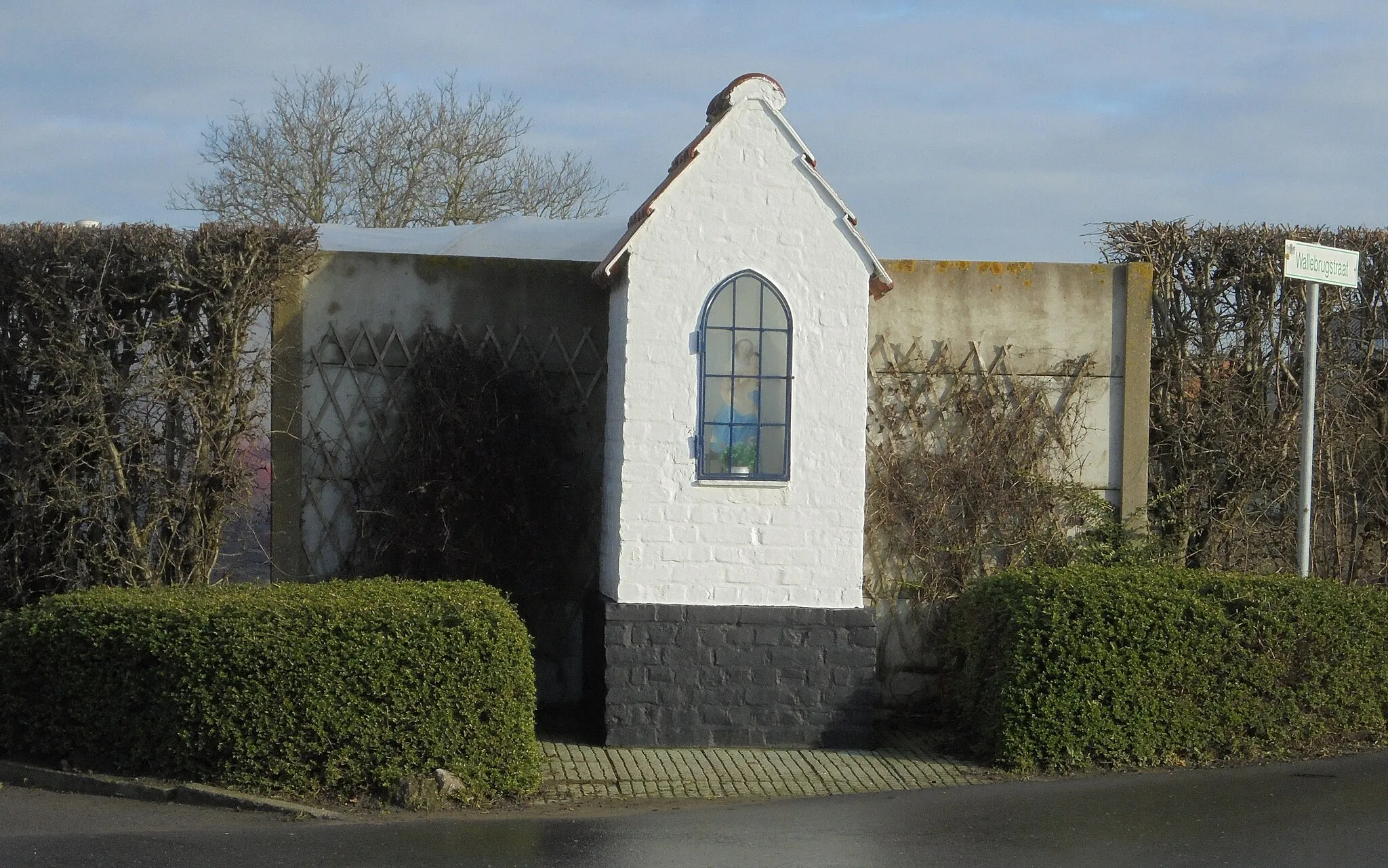 Photo showing: Onze Lieve Vrouwkapel - hoek Sleihagestraat en Wallebrugstraat - Oostnieuwkerke - Staden - West-Vlaanderen - België