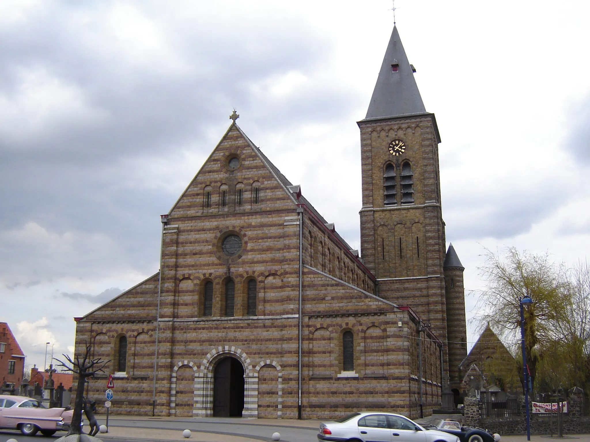 Photo showing: Church of Saint Audomar in Passendale. Passendale, Zonnebeke, West Flanders, Belgium