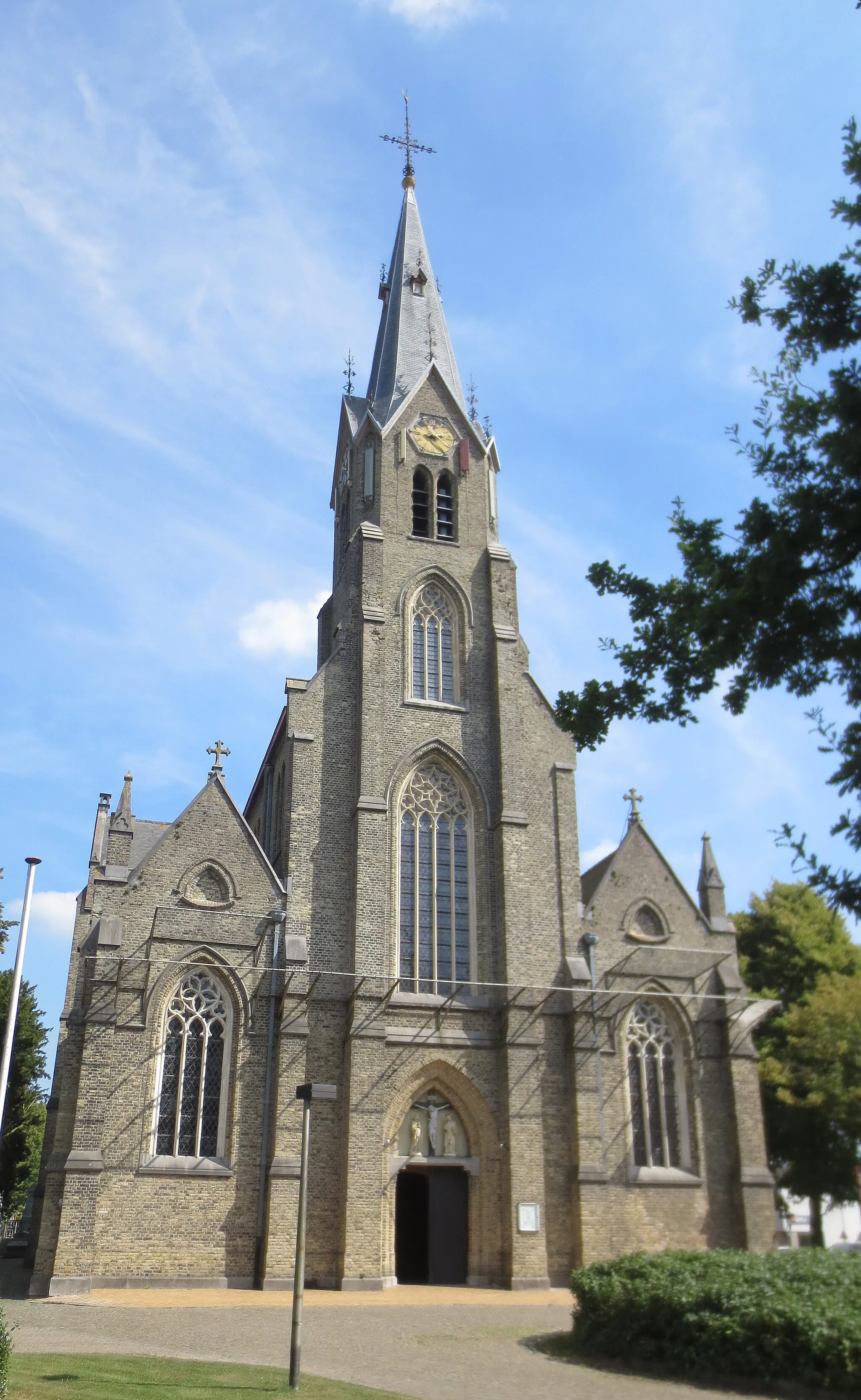 Photo showing: L'église de Sint-Kruis.