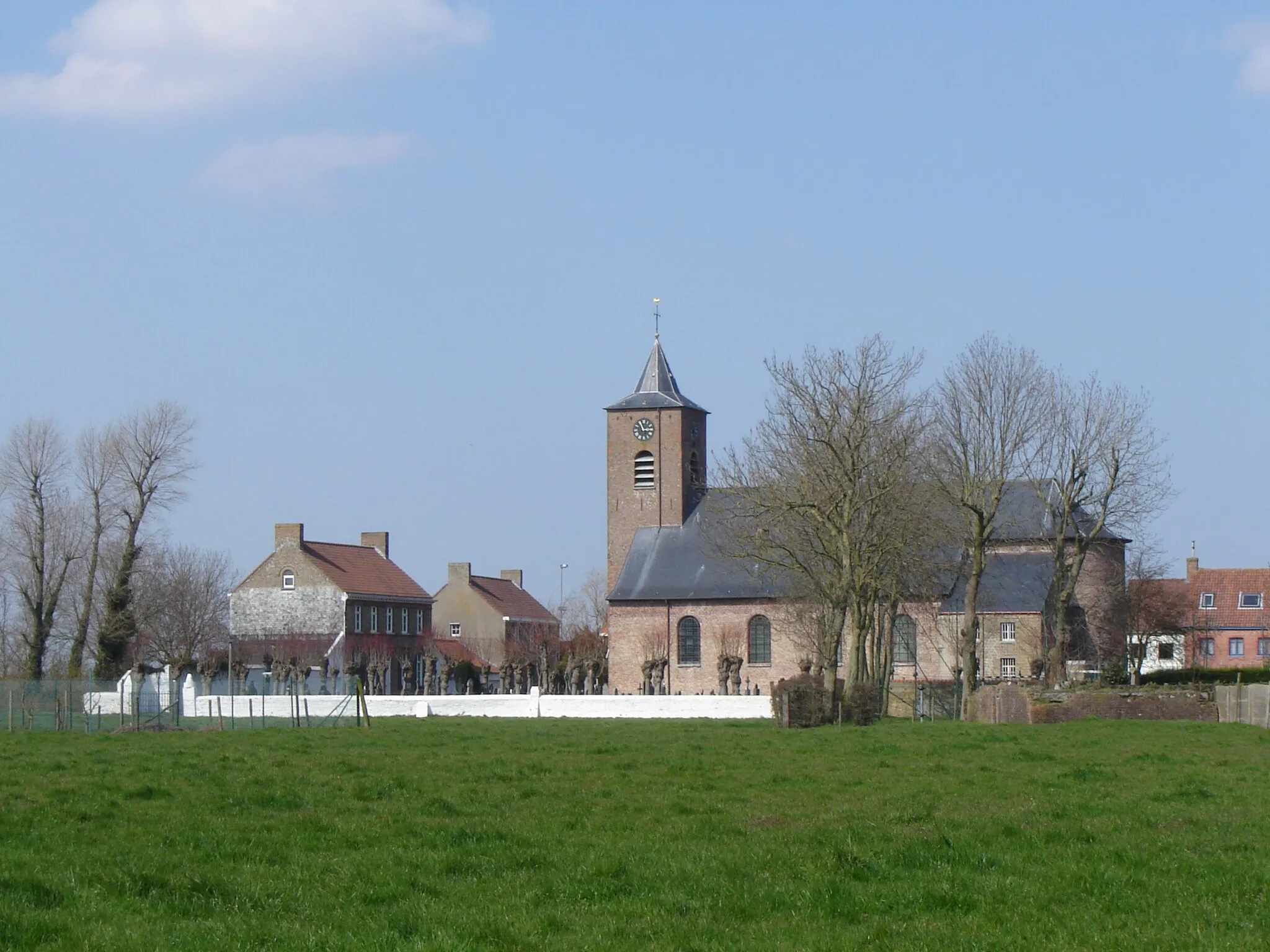 Photo showing: Sint-Blasiuskerk in Vlissegem Church of Saint Blaise in Vlissegem, De Haan, West Flanders, Belgium