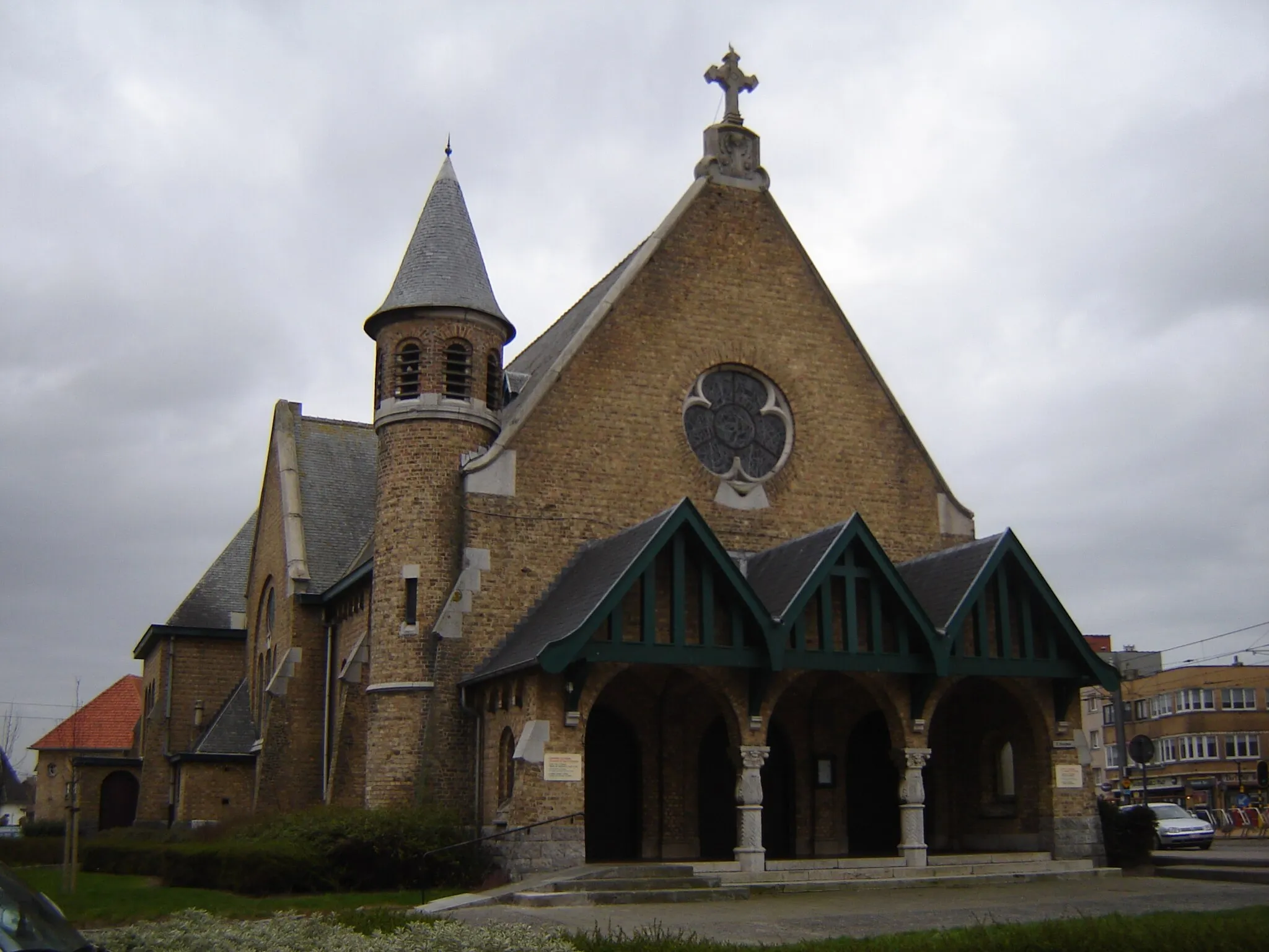 Photo showing: Church of Saint Theresia in Westende. Westende, Middelkerke, West Flanders, Belgium