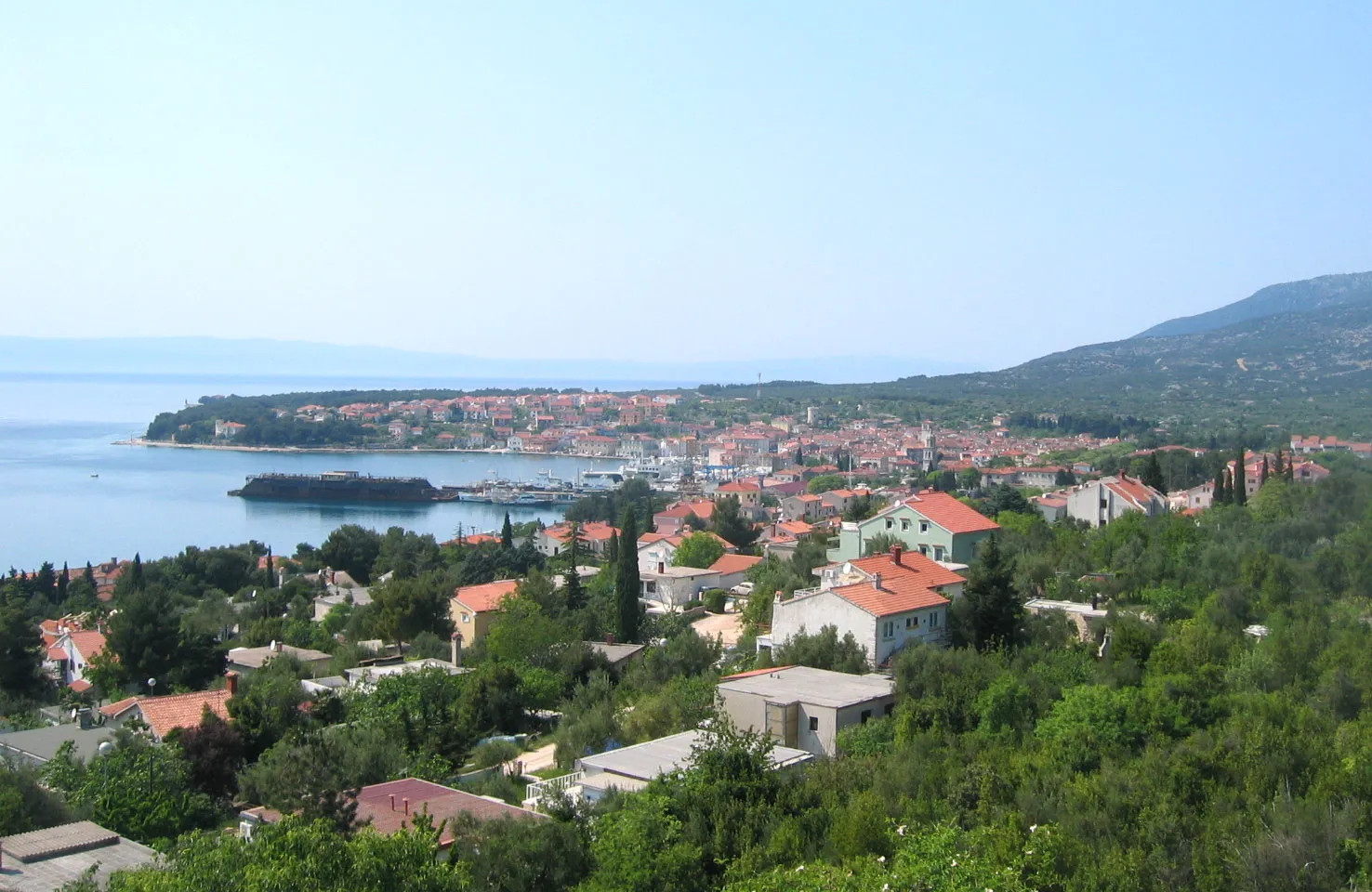 Photo showing: City of Cres, capital of the island Cres, Croatia
