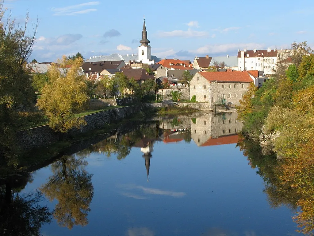 Photo showing: Panoramic view of Gospić, Croatia