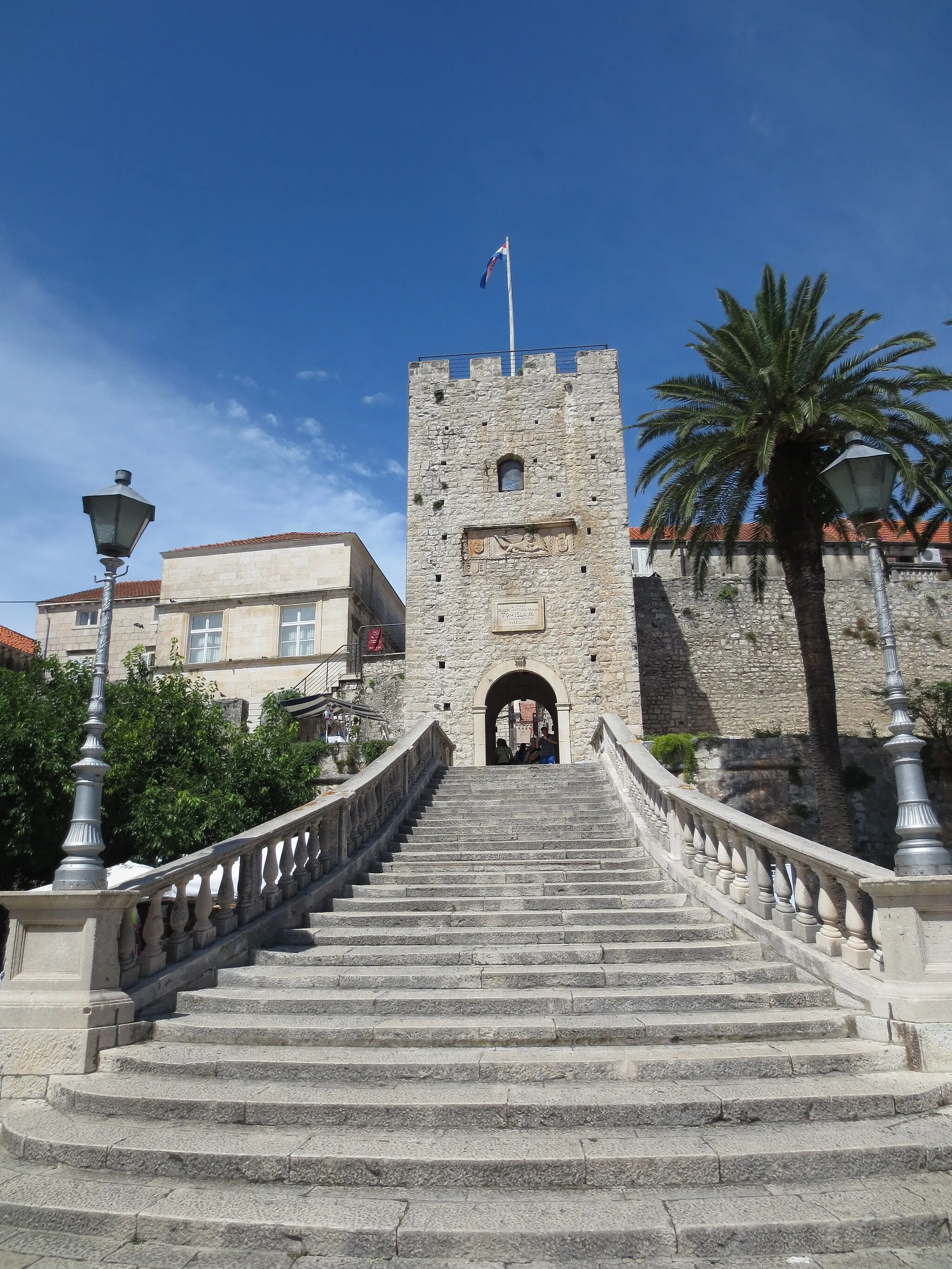 Photo showing: Korčula, historical city gate