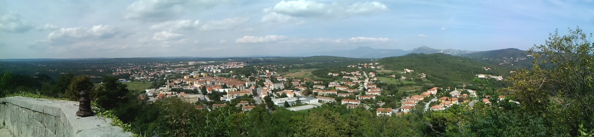 Photo showing: Panorama photo of Labin