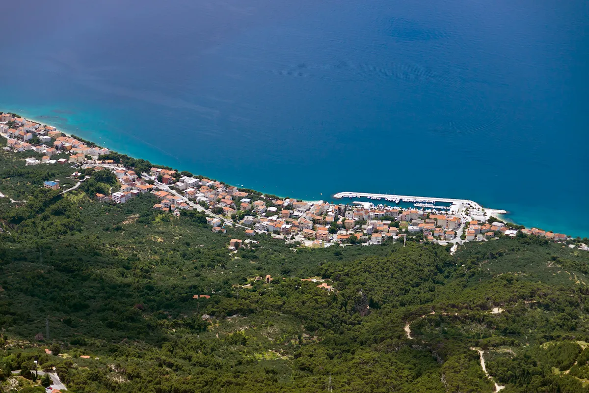 Photo showing: as seen from Biokovo