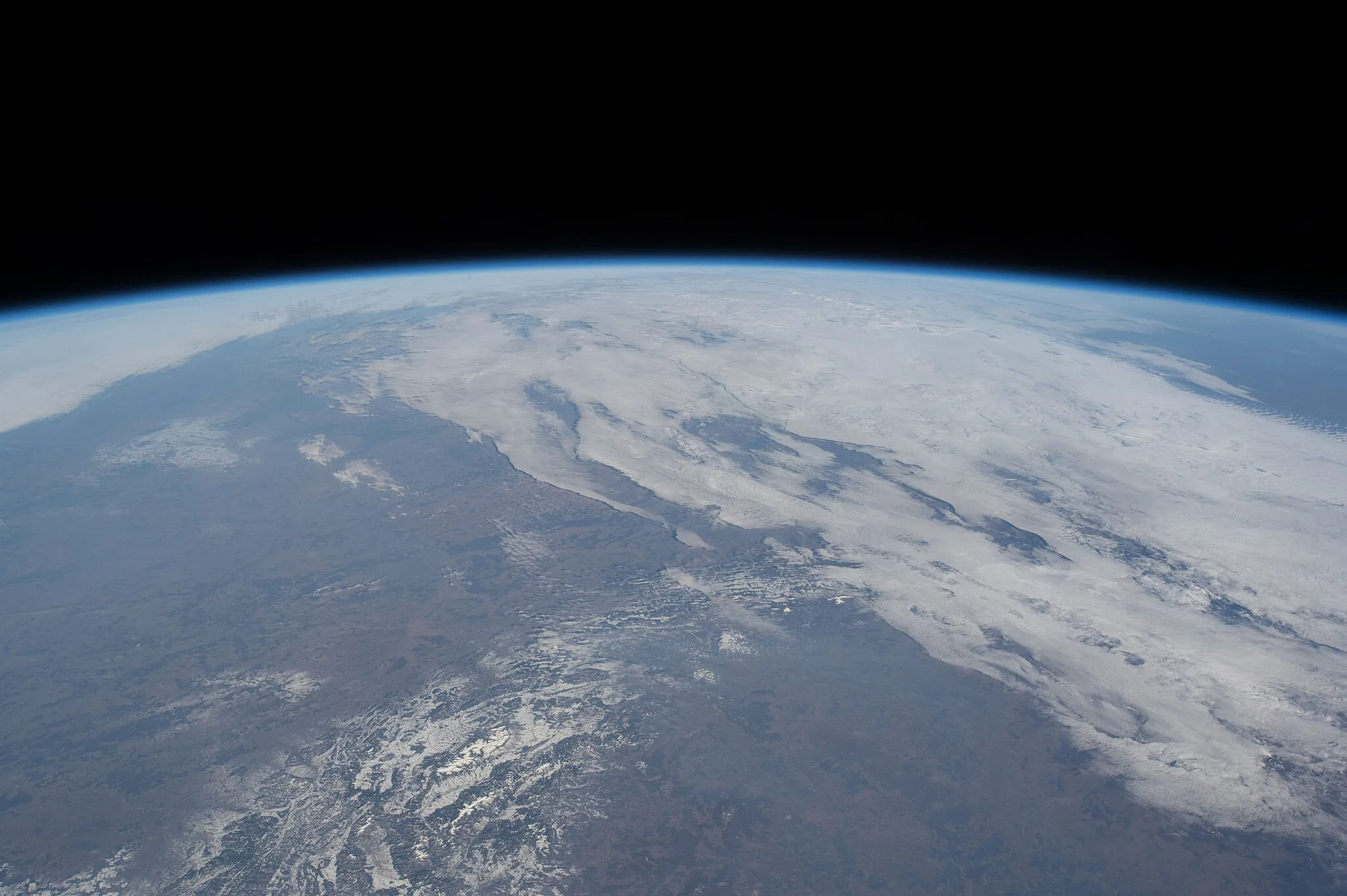 Photo showing: View of Earth taken during ISS Expedition 42.