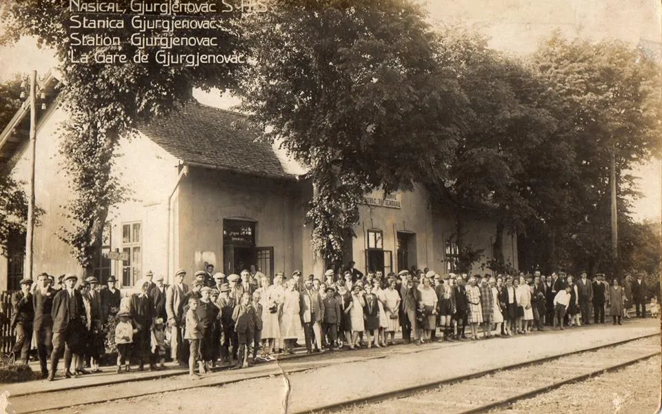 Photo showing: Đurđenovac - željeznički kolodvor 1869. godine