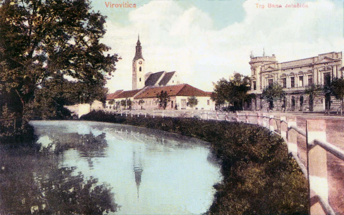 Photo showing: Razglednica Virovitice;

Virovitica, razglednica s početka 20. stoljeća.