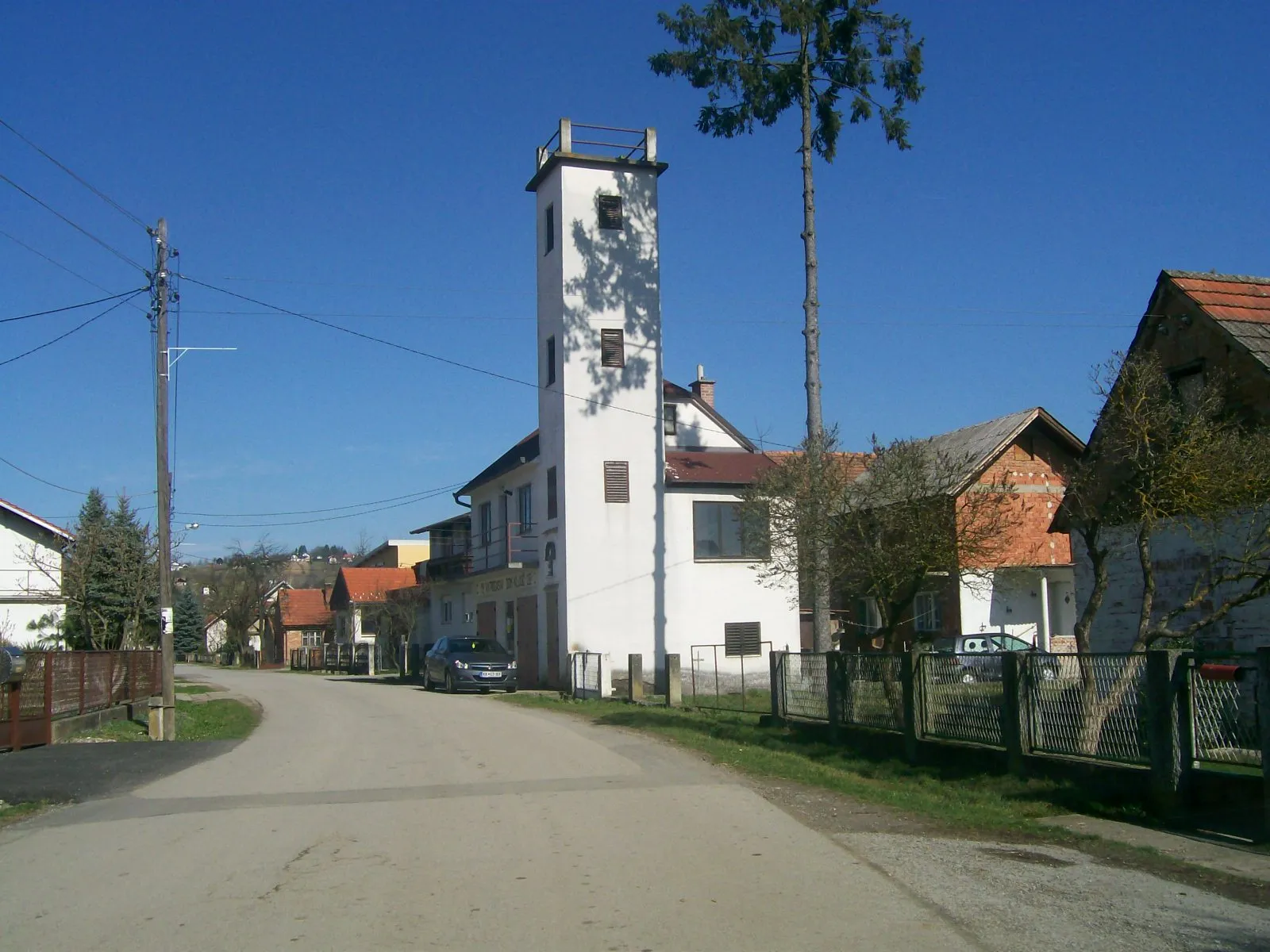 Photo showing: Vatrogasni dom u Ključu Brdovečkom