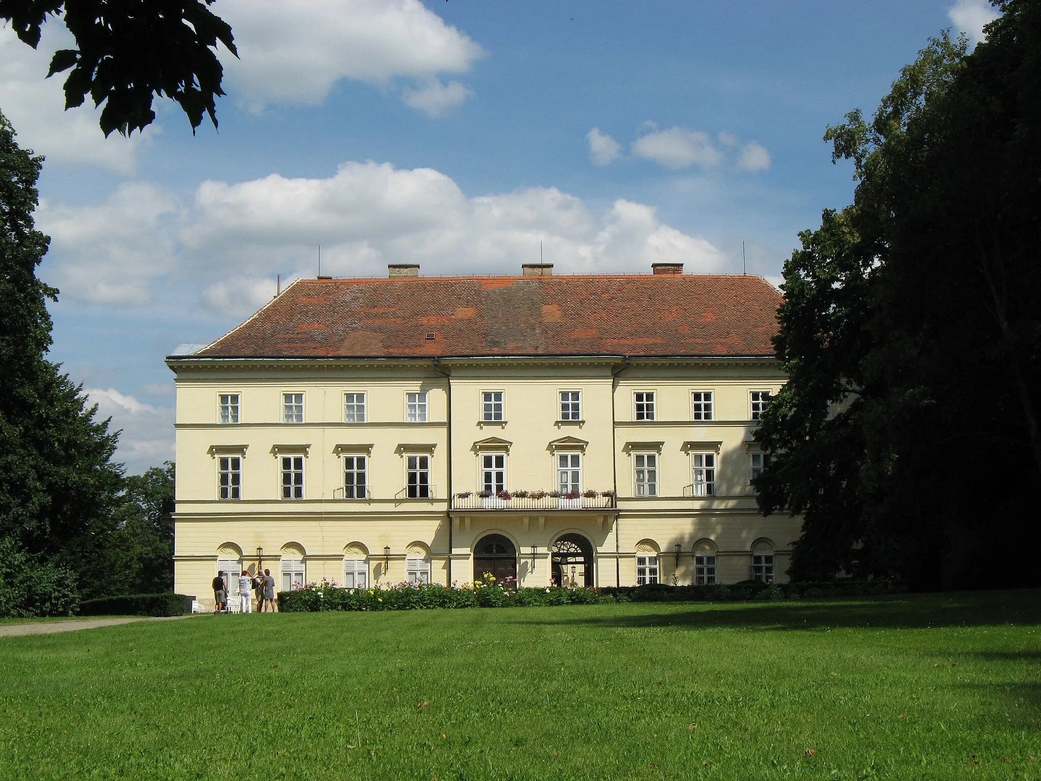 Photo showing: Boskovický zámek ze směru parku