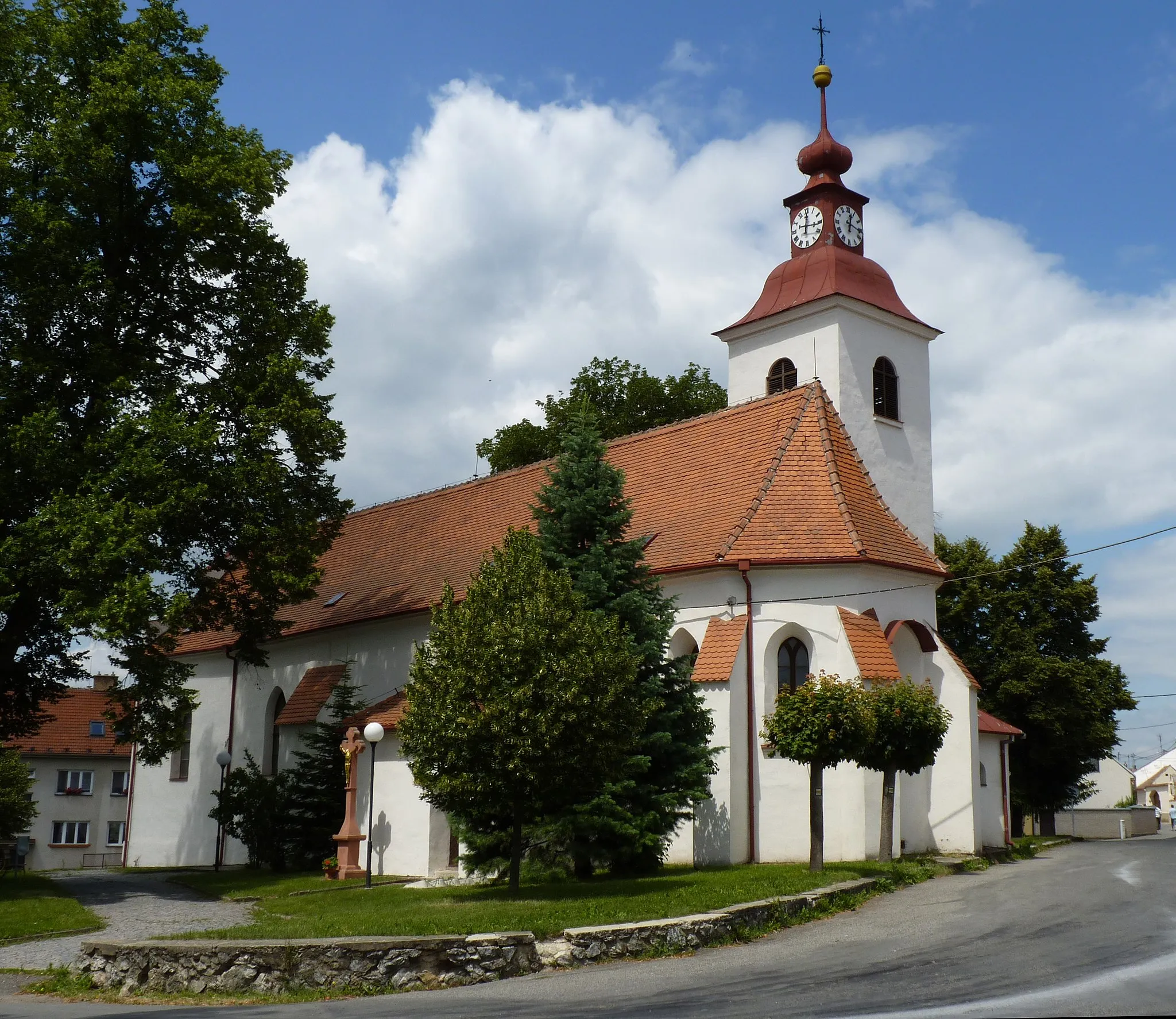 Photo showing: Čebín, Church of Saint George. Brno-Country District, South Moravian Region, Czech Republic