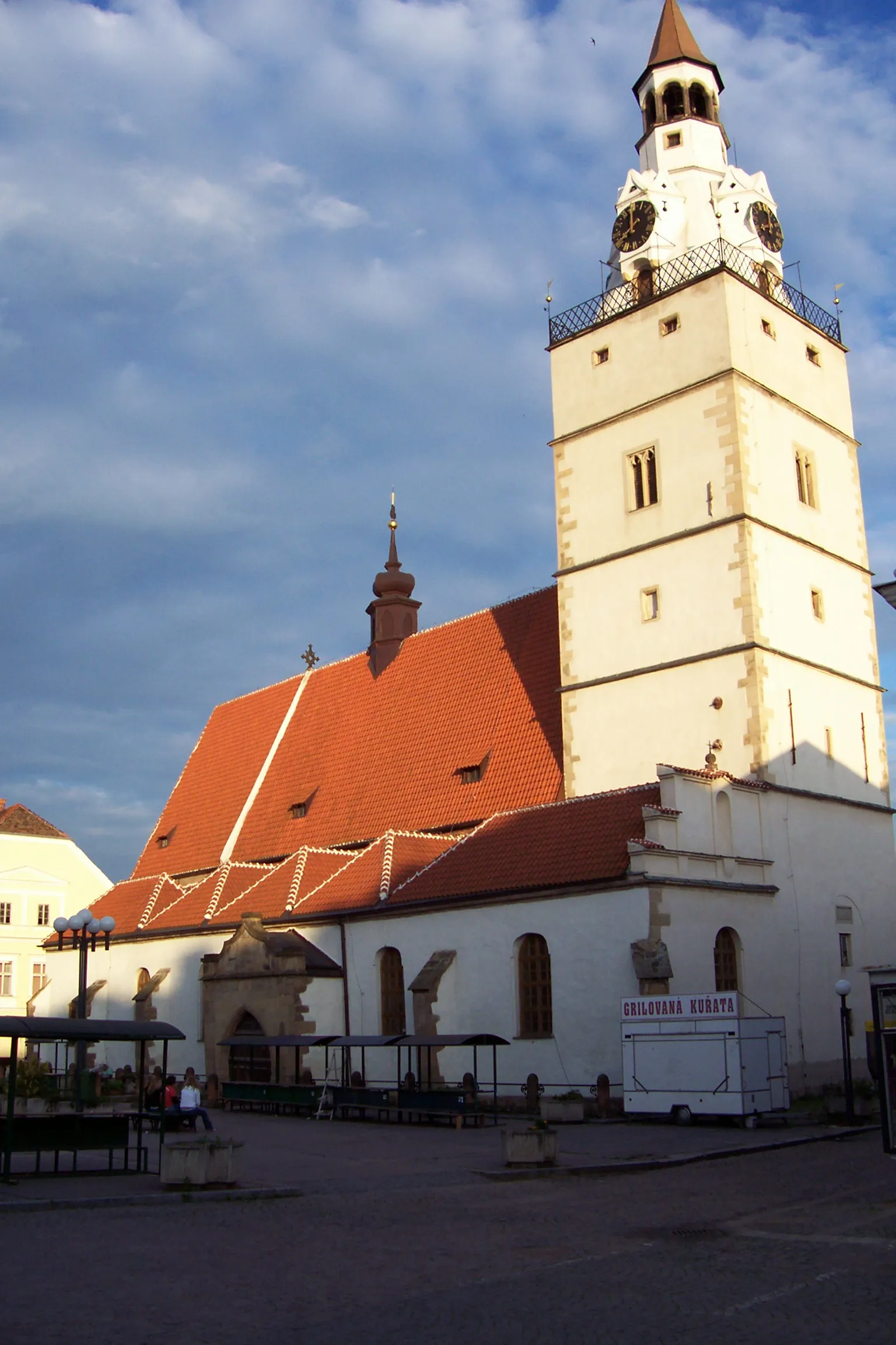 Photo showing: Parish church of Assumption of Virgin Mary in Ivančice, Czech Republic.