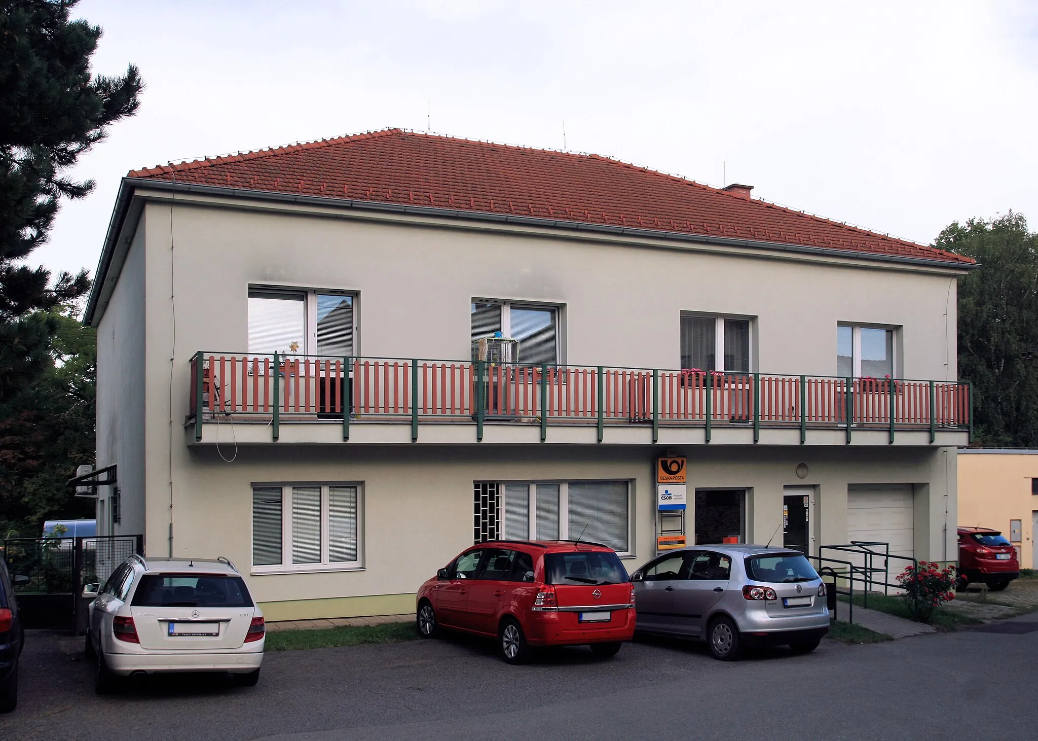 Photo showing: Obec Křenovice v okrese Vyškov. Pošta ve Svárovské ulici.