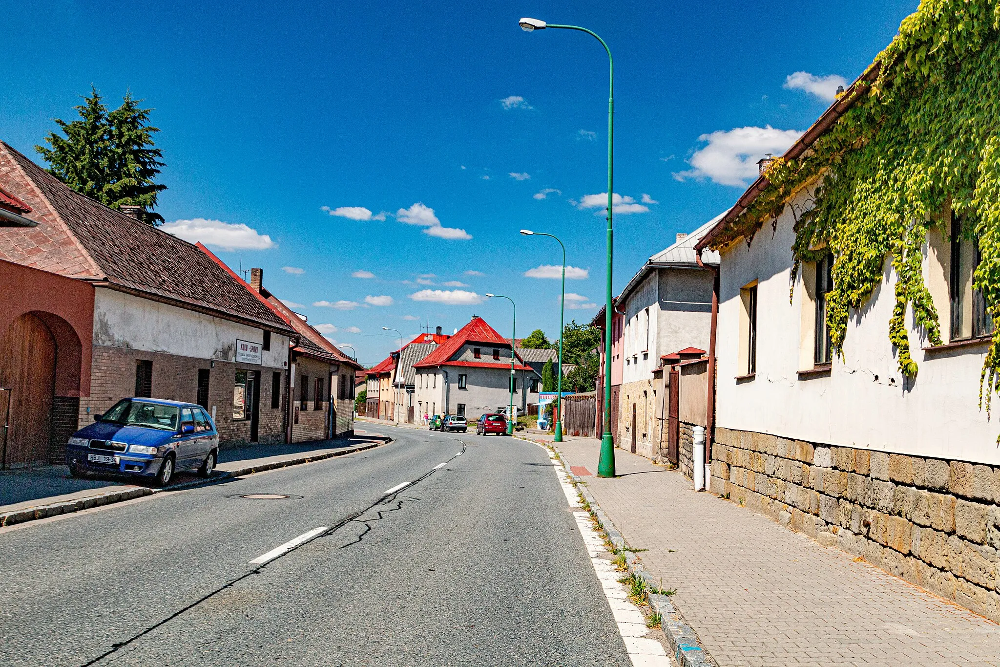 Photo showing: Krucemburk - ulice Mikuláše Střely