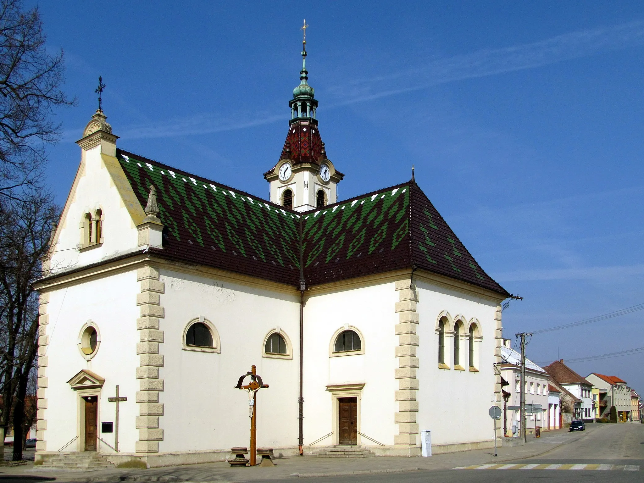Photo showing: Lanžhot, Moravia, church