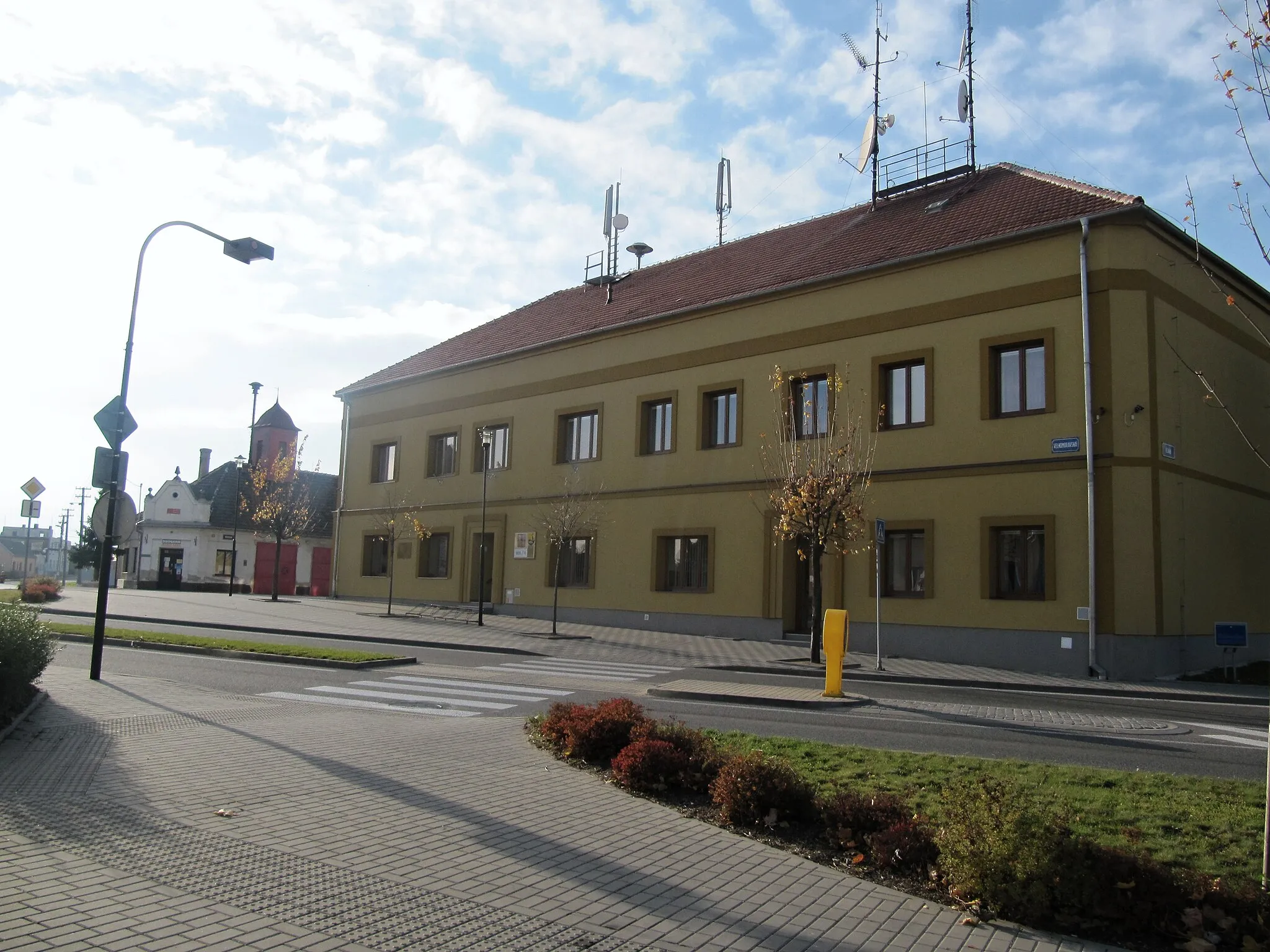 Photo showing: Moravský Písek in Hodonín District, Czech Republic. Municipal office.