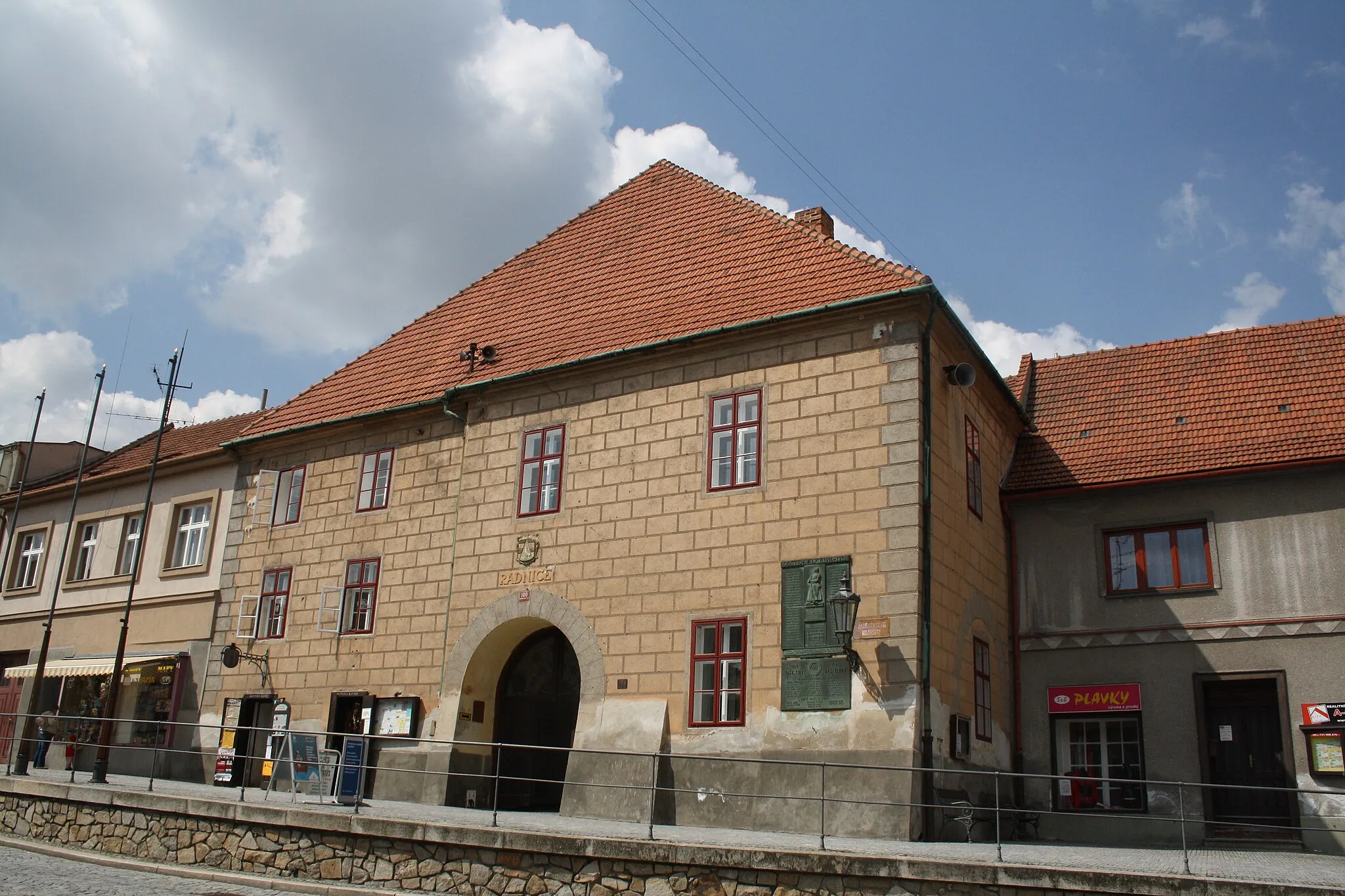 Photo showing: Former Town hall in Náměšť nad Oslavou.
