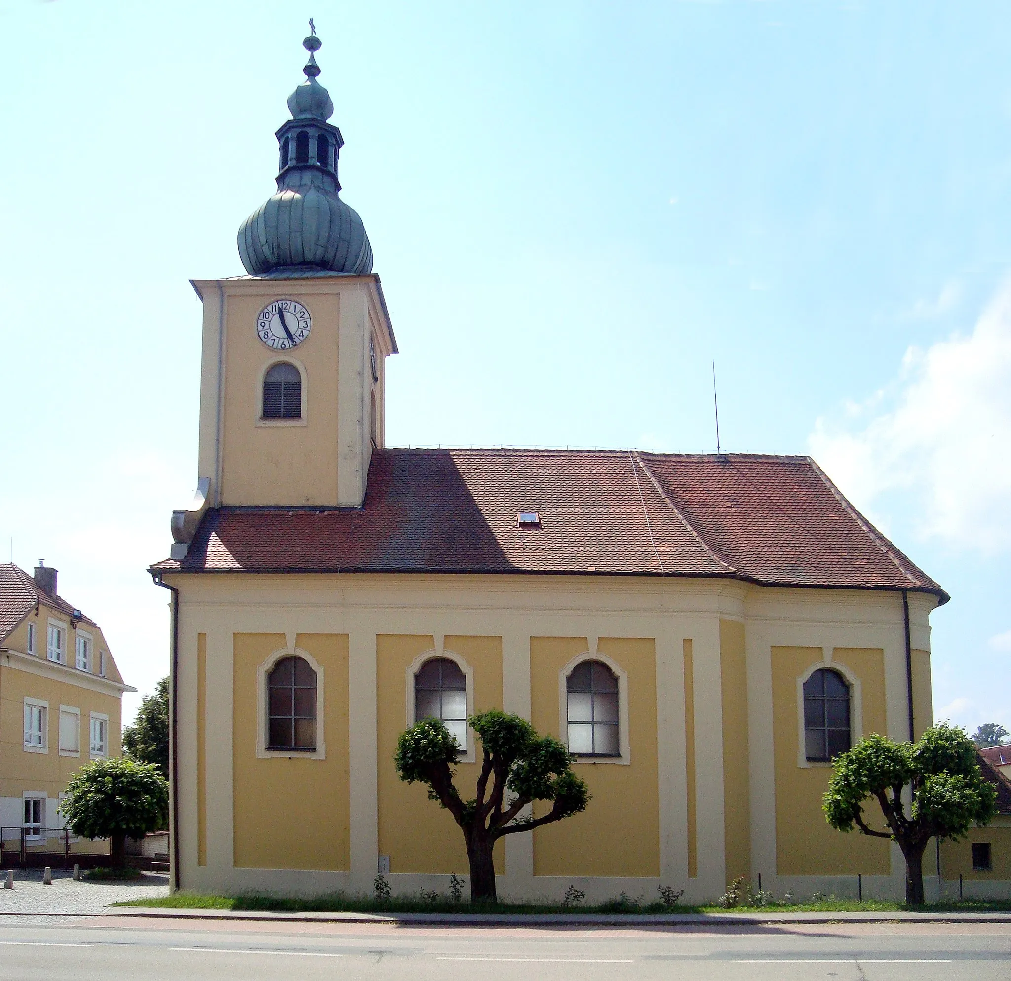 Photo showing: Chrám svatých Petra a Pavla v Říčanech