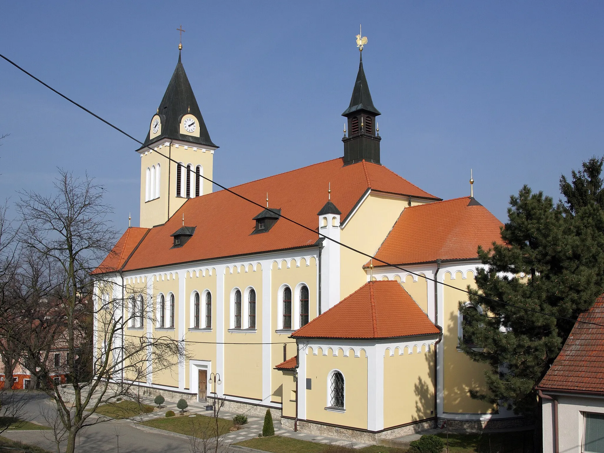 Photo showing: Šitbořice - kostel svatého Mikuláše.