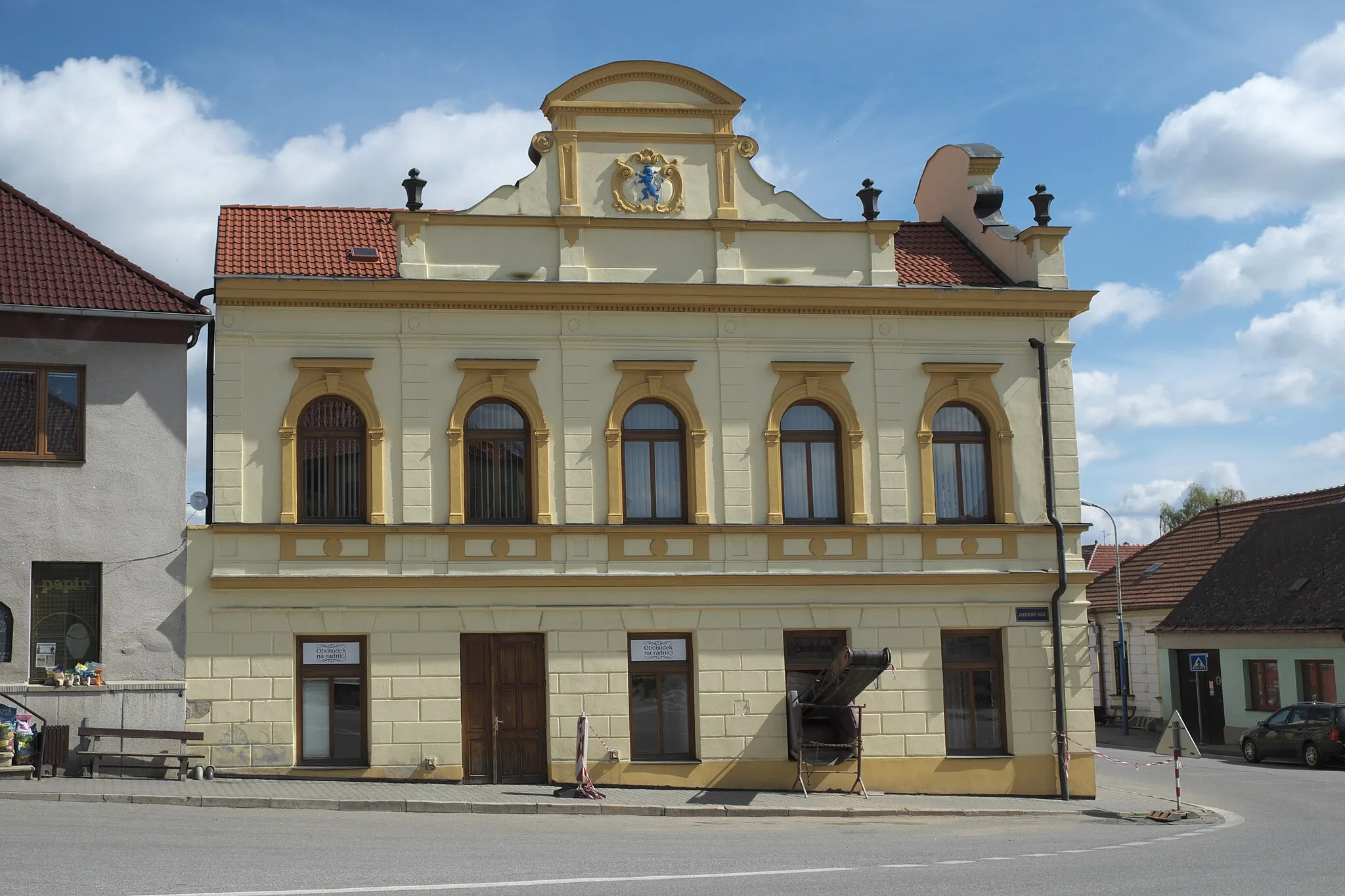 Photo showing: Gebäude in Stařeč im Okres Třebíč in der Region Hochland (Kraj Vysočina) in Tschechien