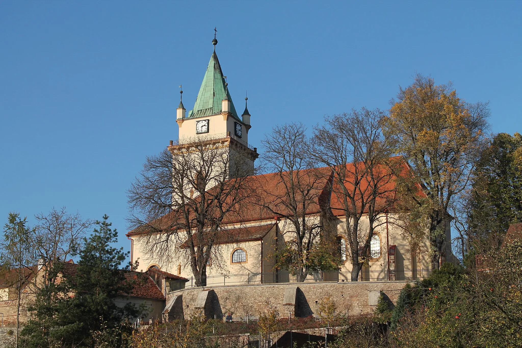 Photo showing: Church of Saint Wenceslaus, Tišnov, Brno-Country District, Czech Republic