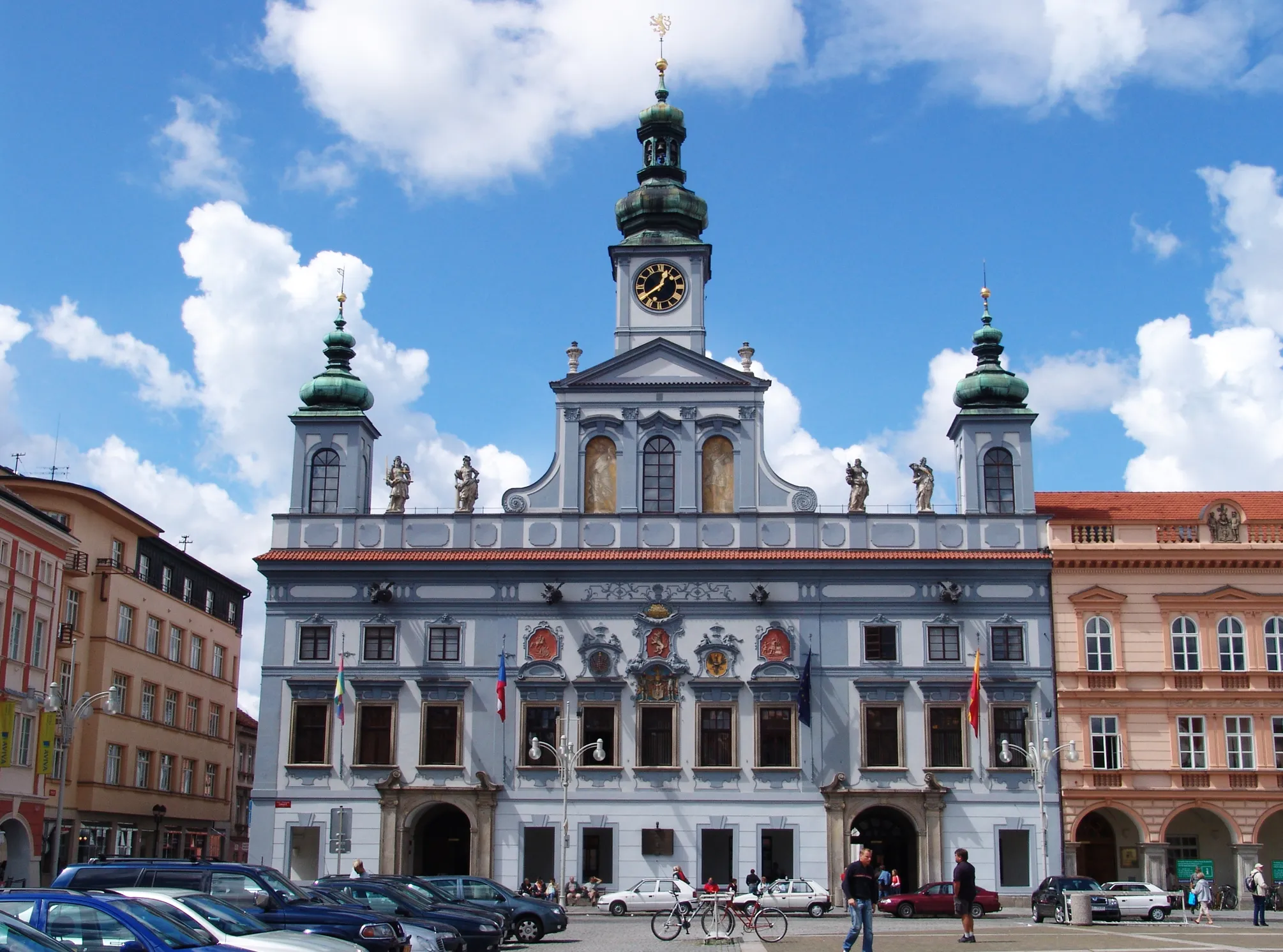 Photo showing: České Budějovice Town Hall, Czech Republic