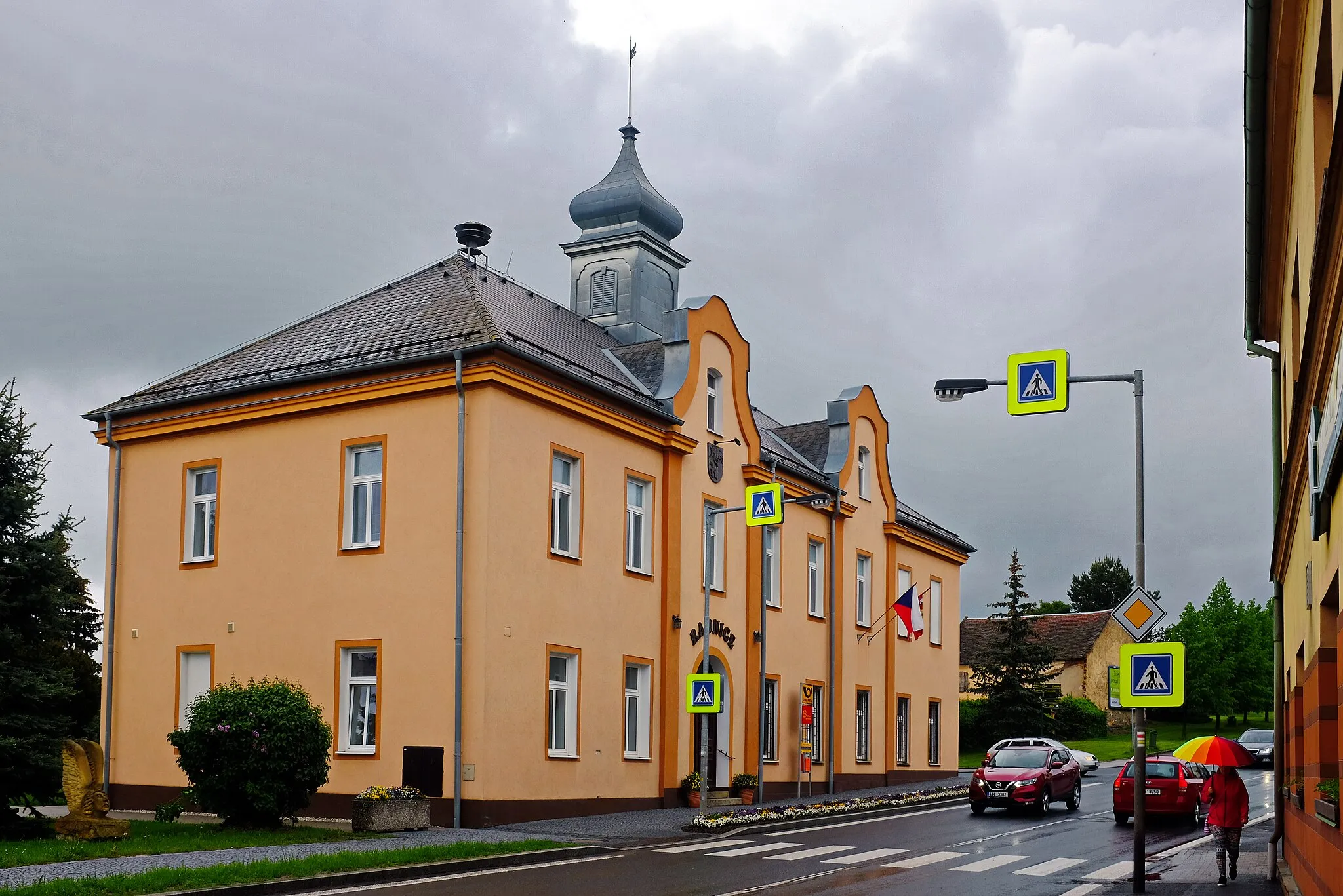 Photo showing: Chodová Planá, radnice, okres Tachov