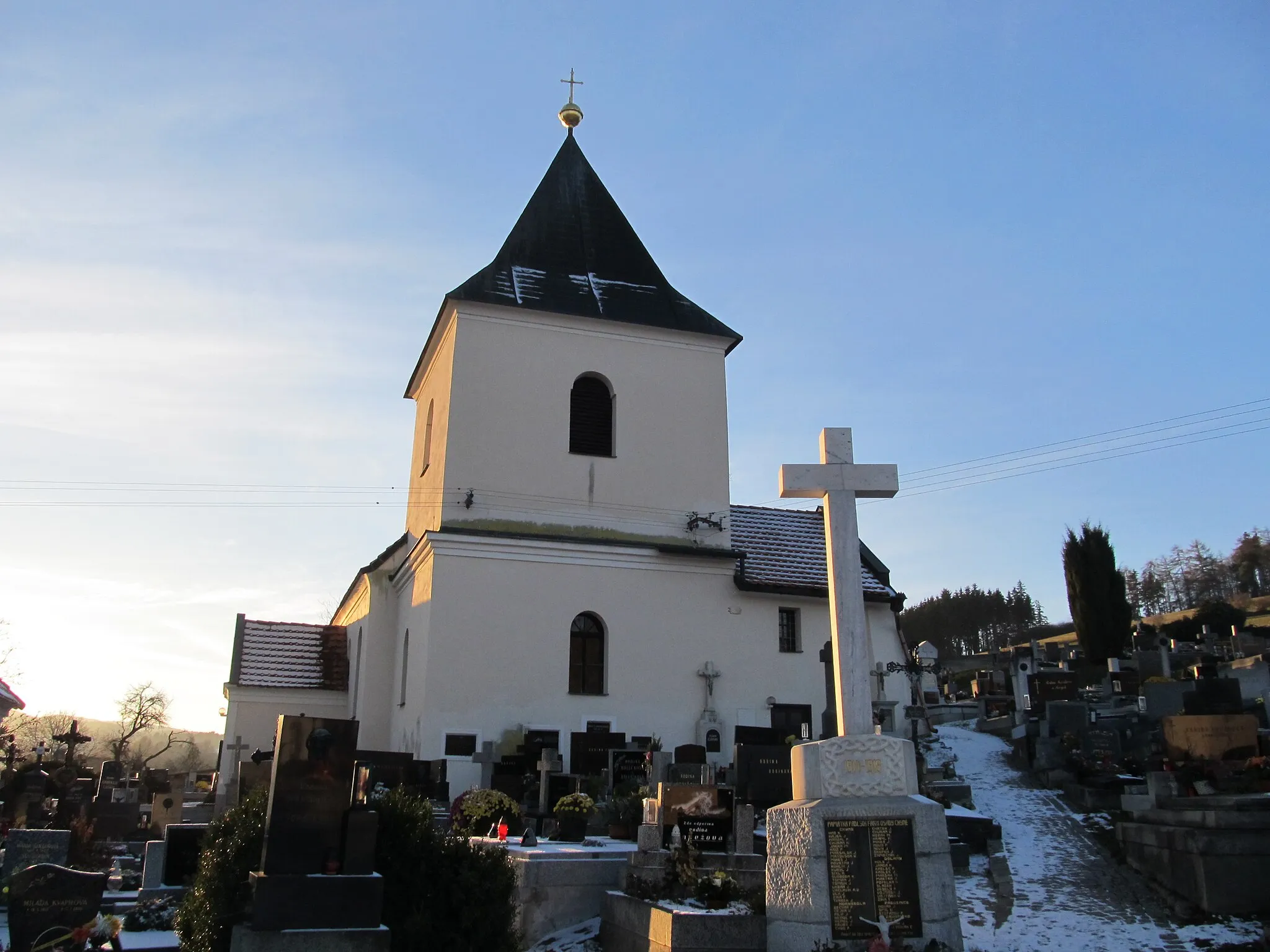 Photo showing: Čkyně - kostel svaté Máří Magdalény