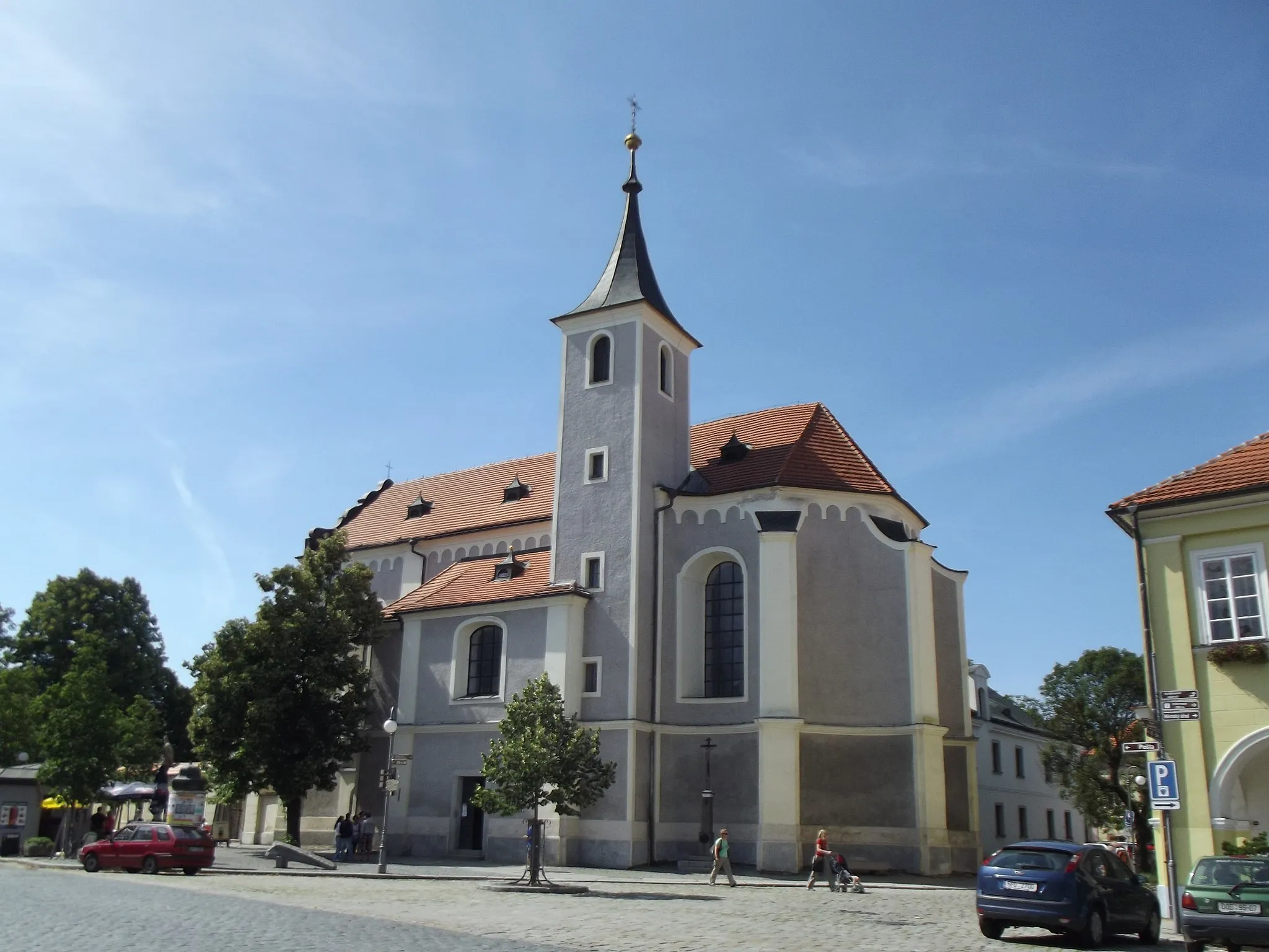 Photo showing: Domažlice - Kostel Nanebevzetí Panny Marie.