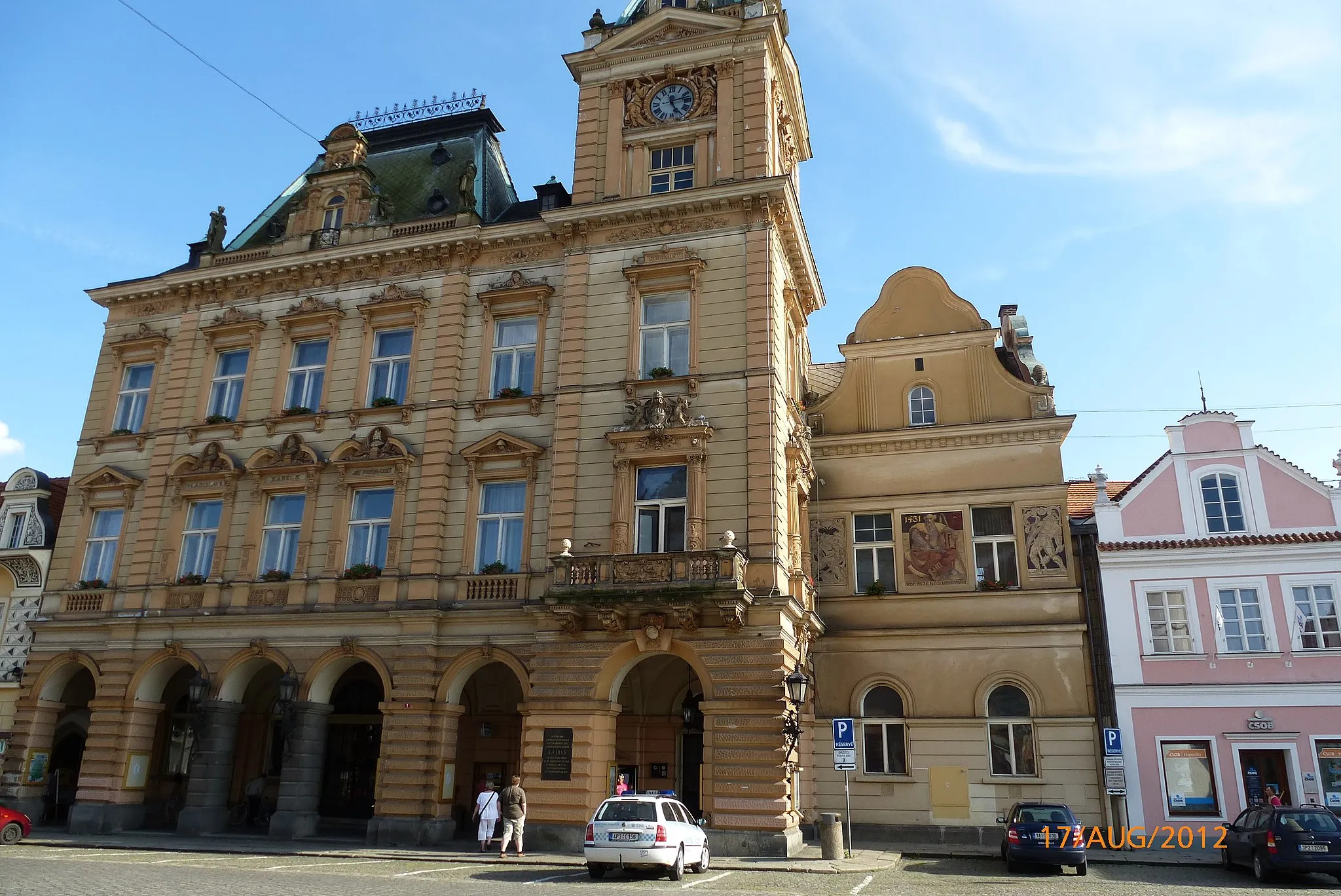 Photo showing: Rathaus von Domažlice