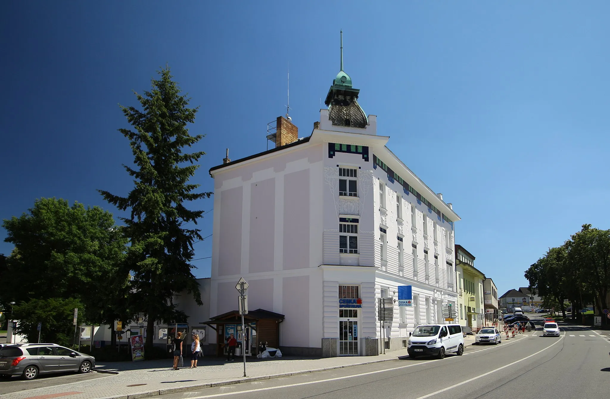 Photo showing: Milevsko náměstí a okolí