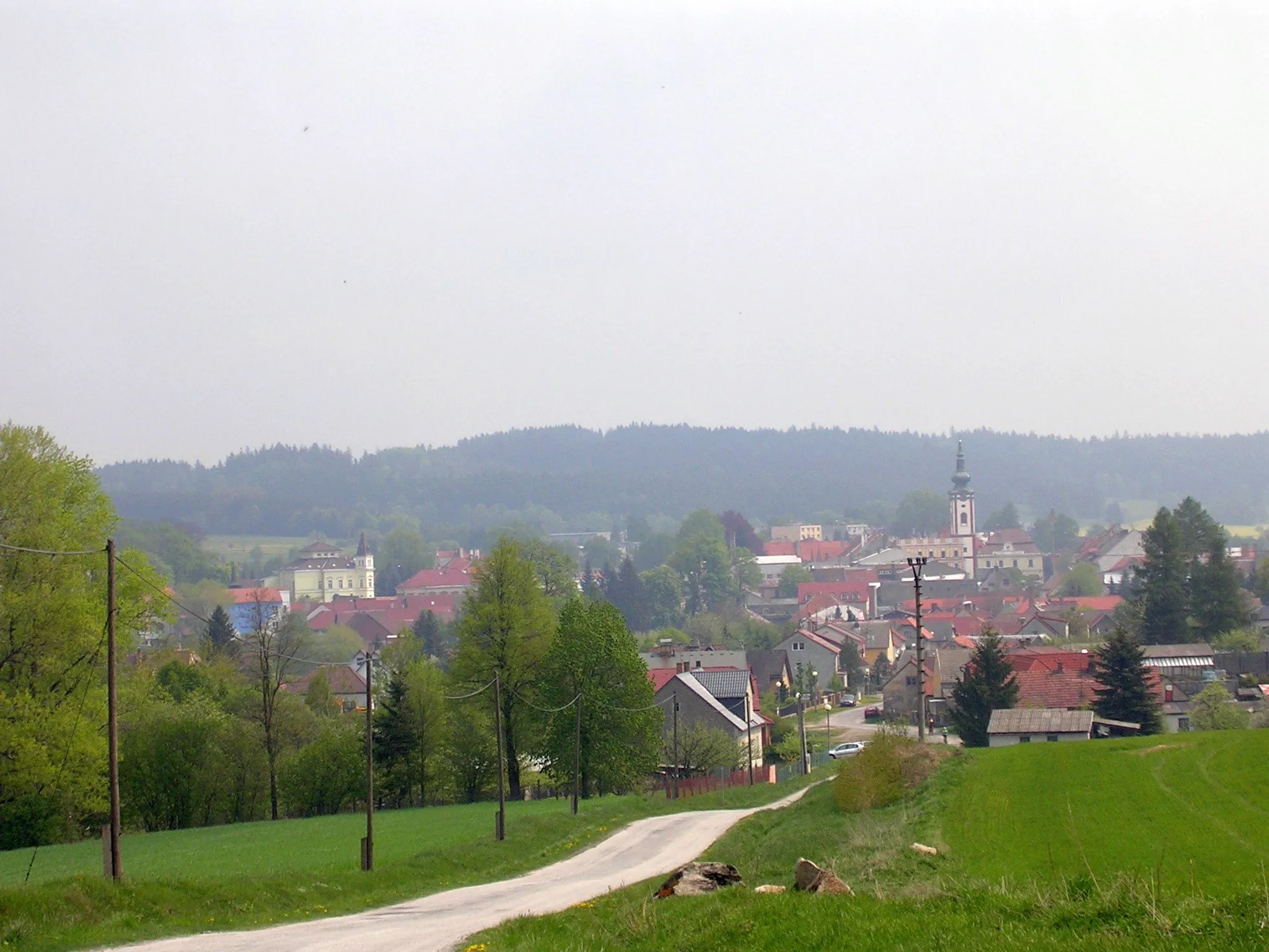 Photo showing: Nová Bystřice, South Bohemian Region, the Czech Republic.