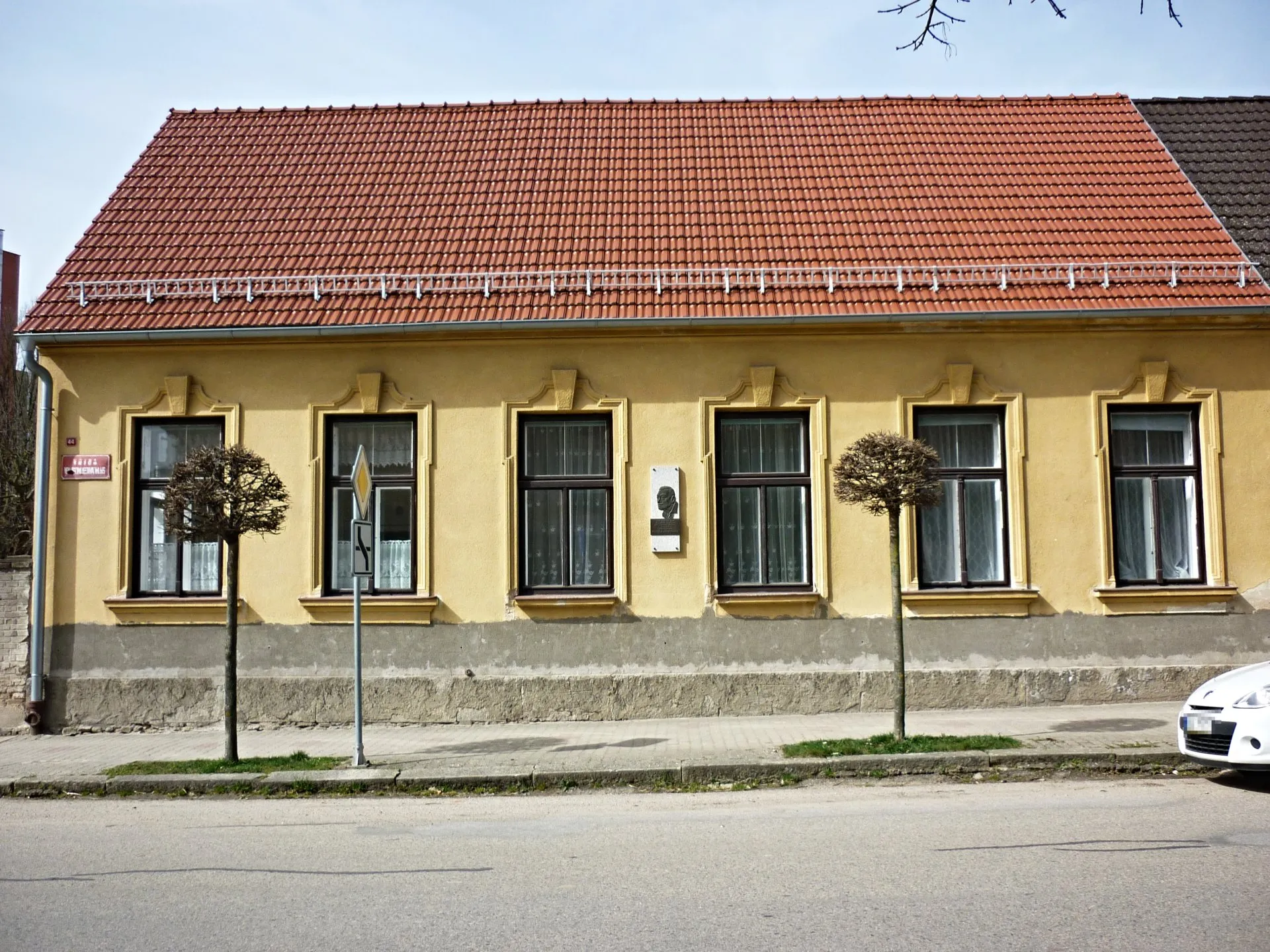 Photo showing: Nová Včelnice, rodný dům Rudolfa Hrušínského