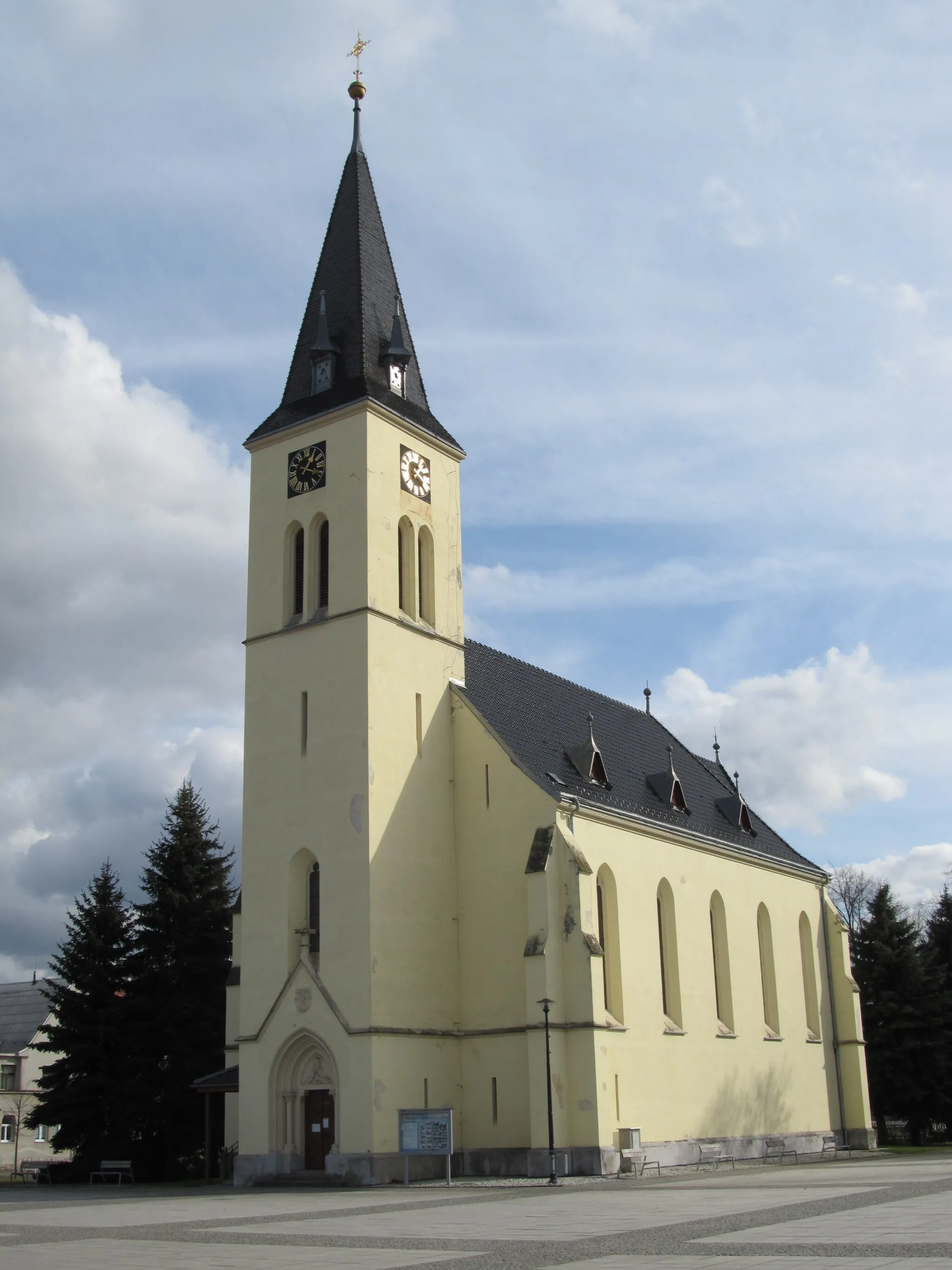 Photo showing: Nýřany - kostel svatého Prokopa