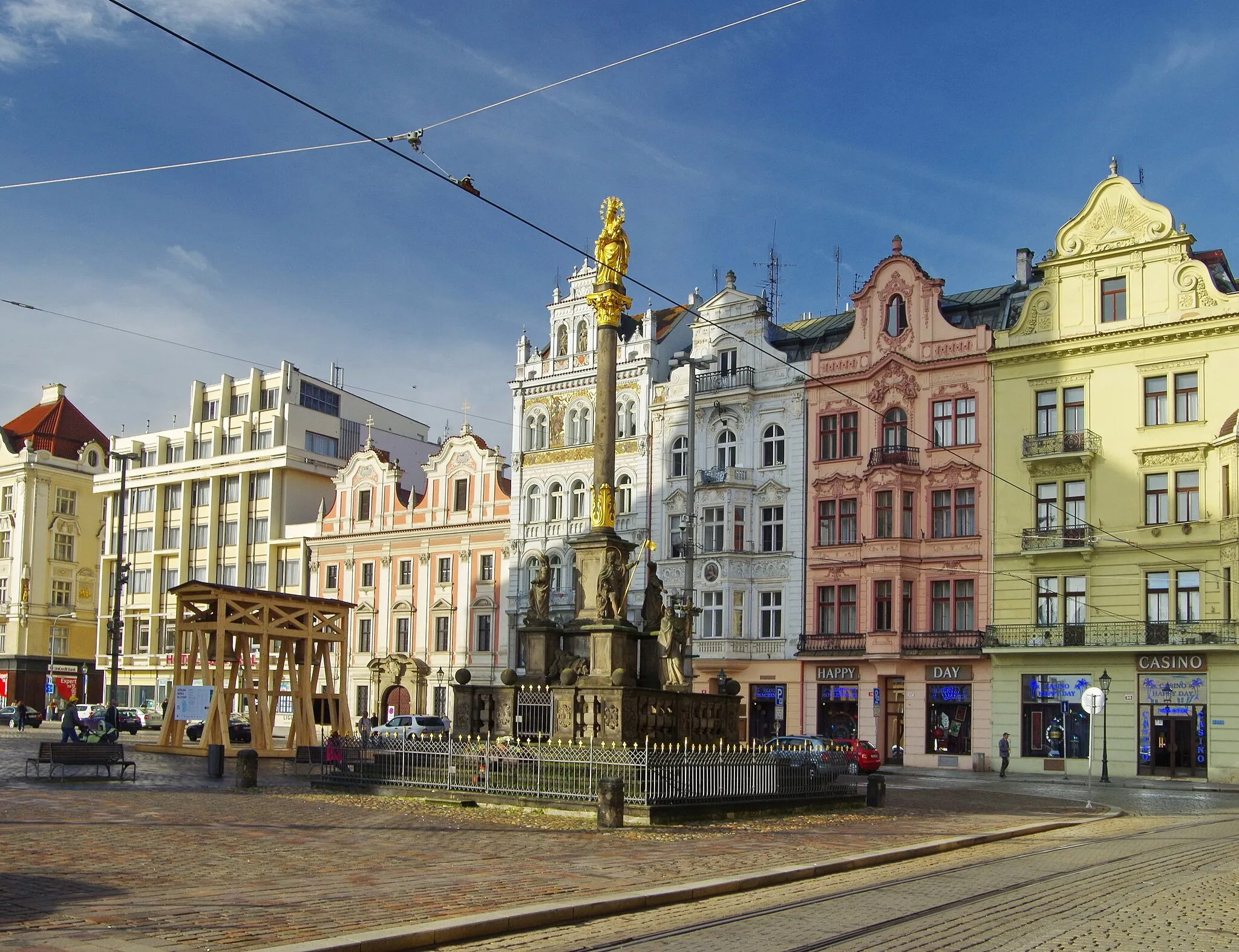 Photo showing: Am Platz der Republik, Vordergrund Pestsäule