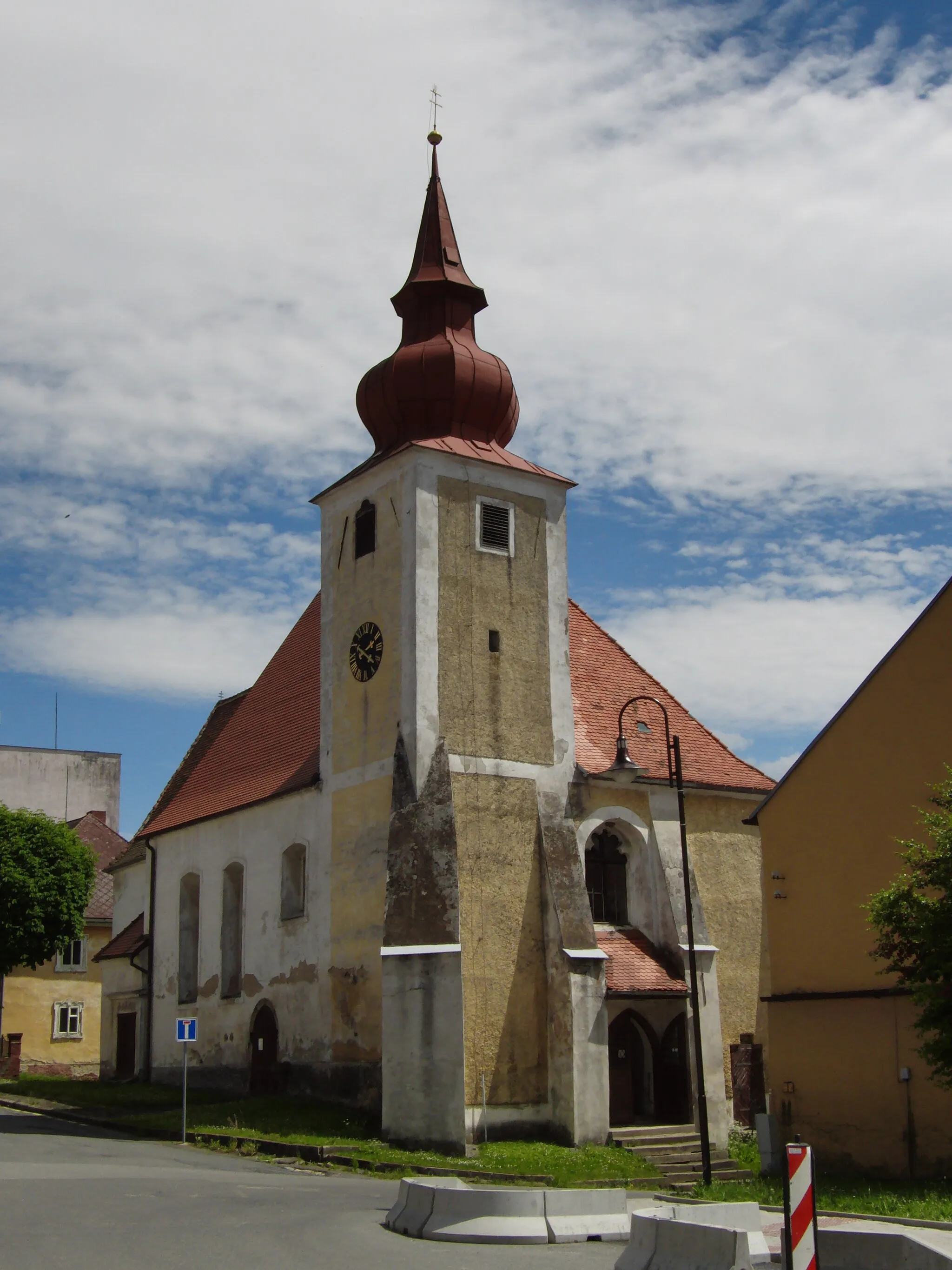 Photo showing: Poběžovice church (Domažlice district), cultural monument
