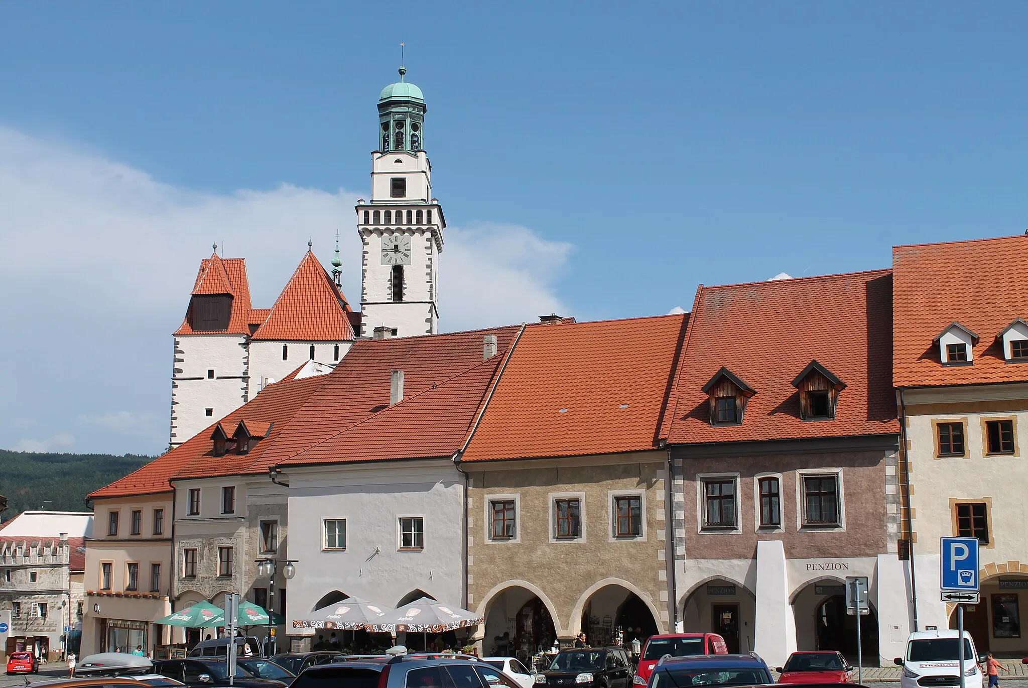 Photo showing: Velké náměstí, Prachatice, Prachatice District, Czech Republic