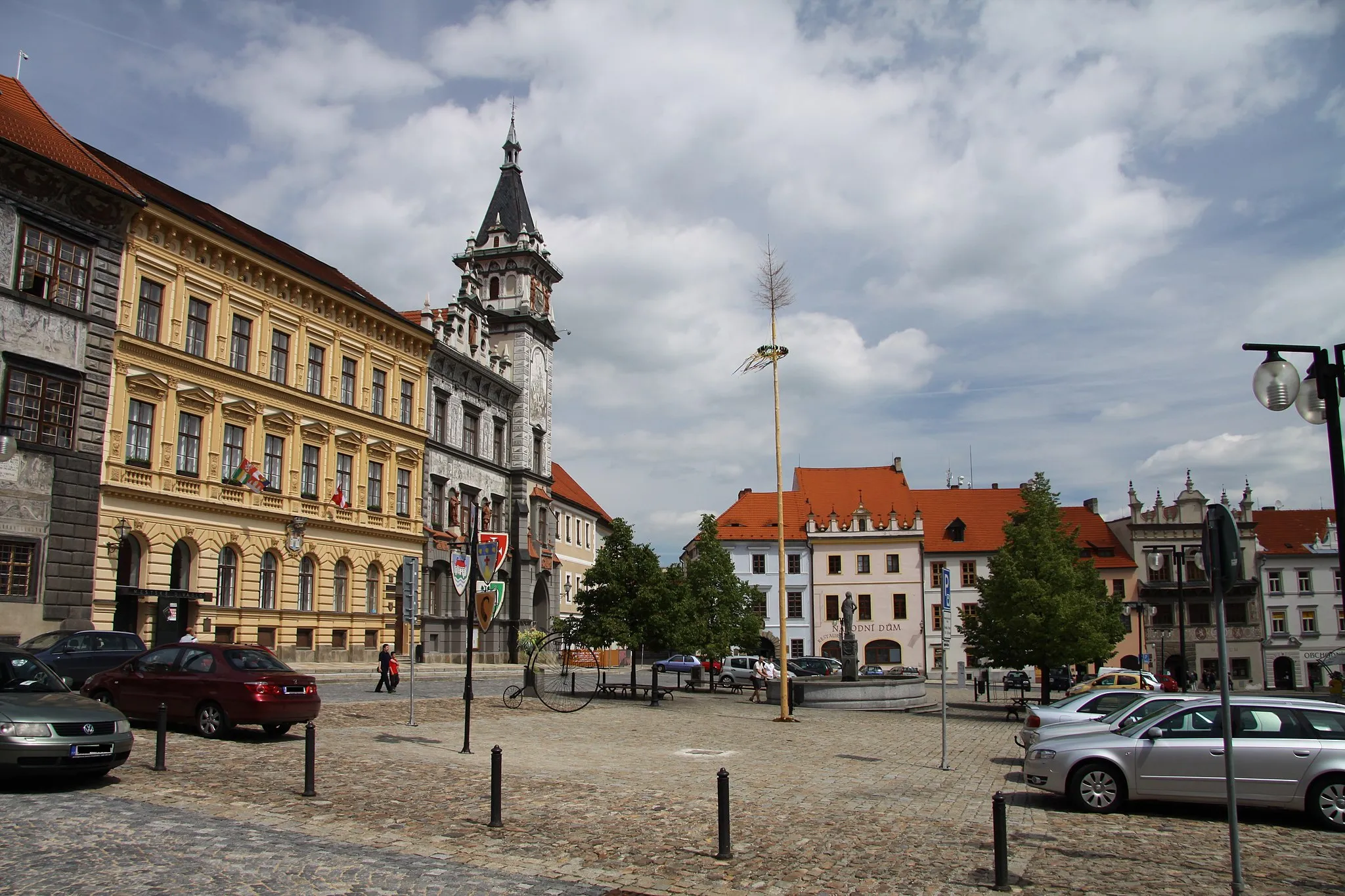 Photo showing: Town hall  in Prachatice, Prachatice District, Czech Republic