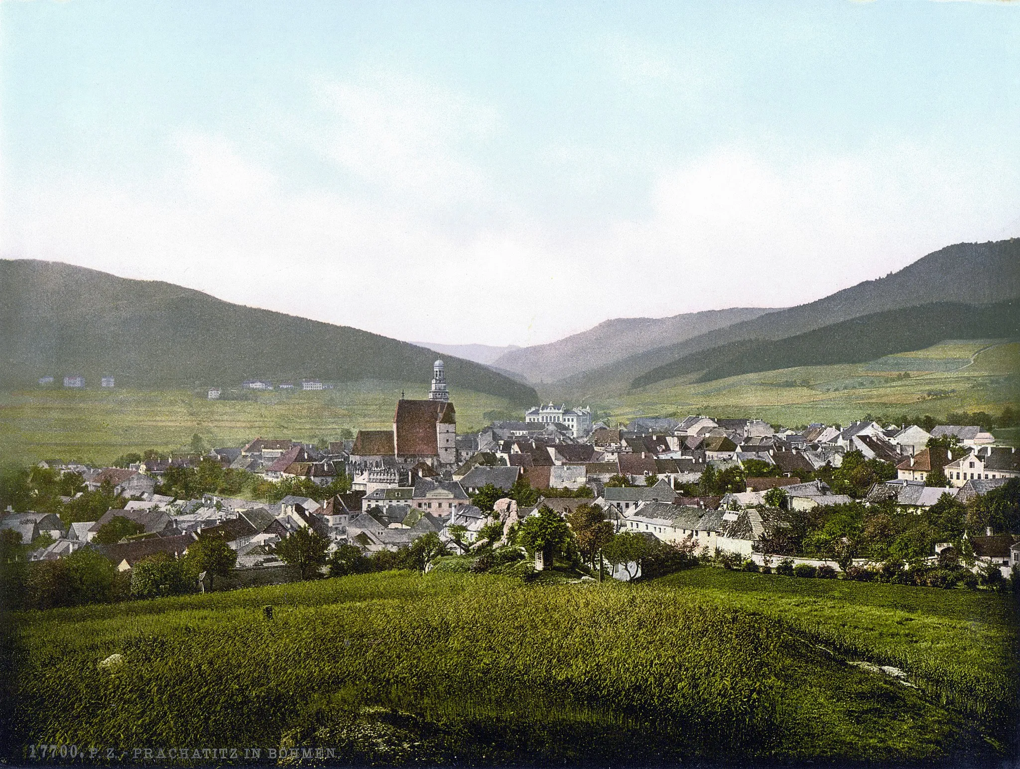 Photo showing: Prachatice kolem roku 1900.