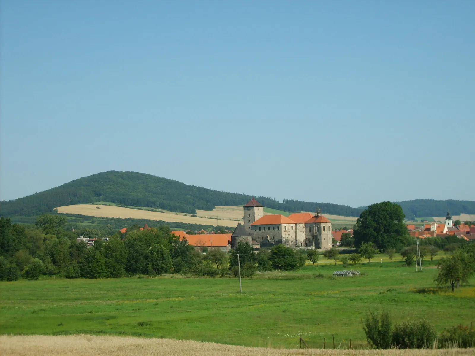 Photo showing: Town and castle of Švihov.