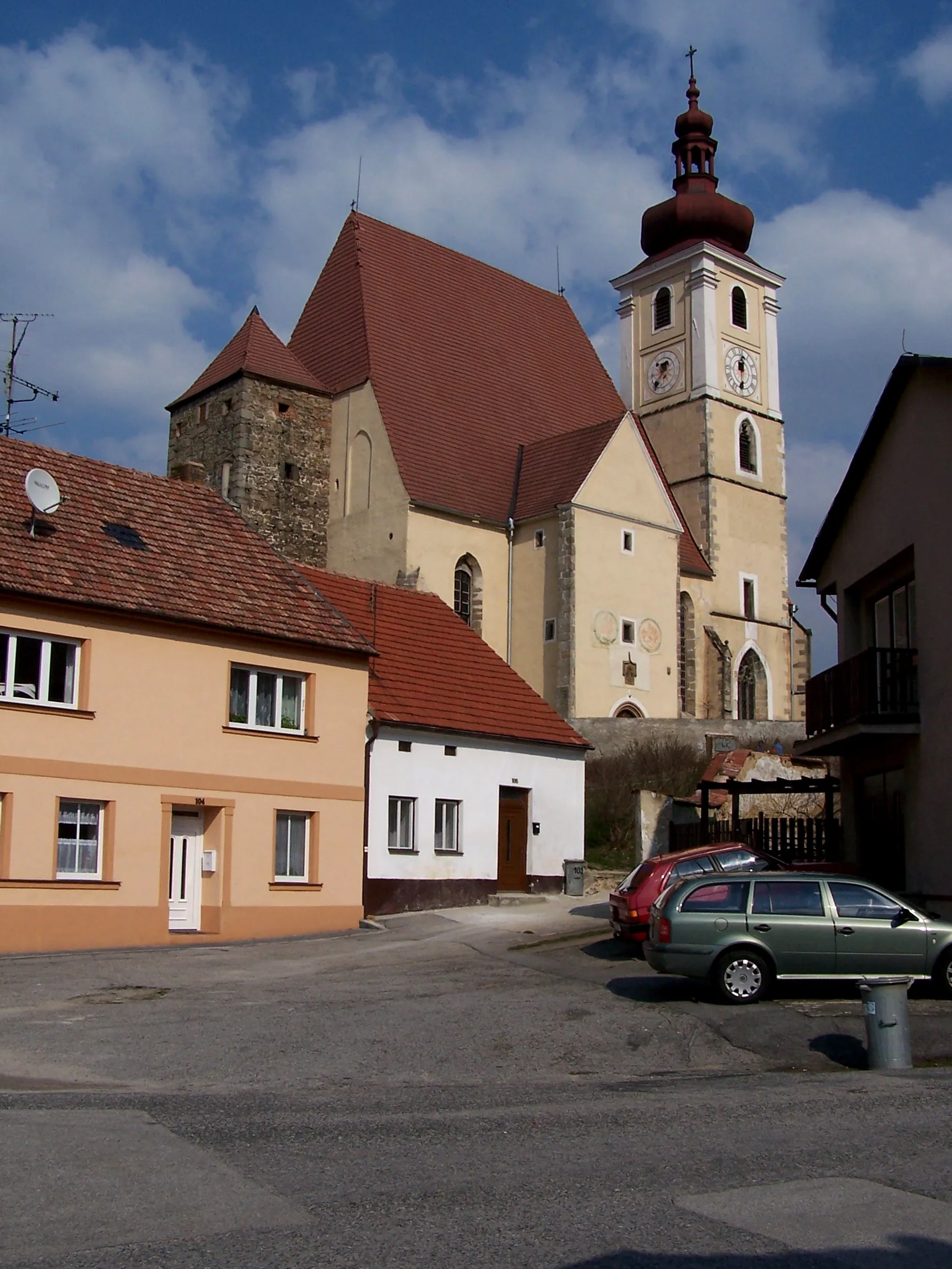 Photo showing: Kostel Nanebevzetí Panny Marie v Trhových Svinech