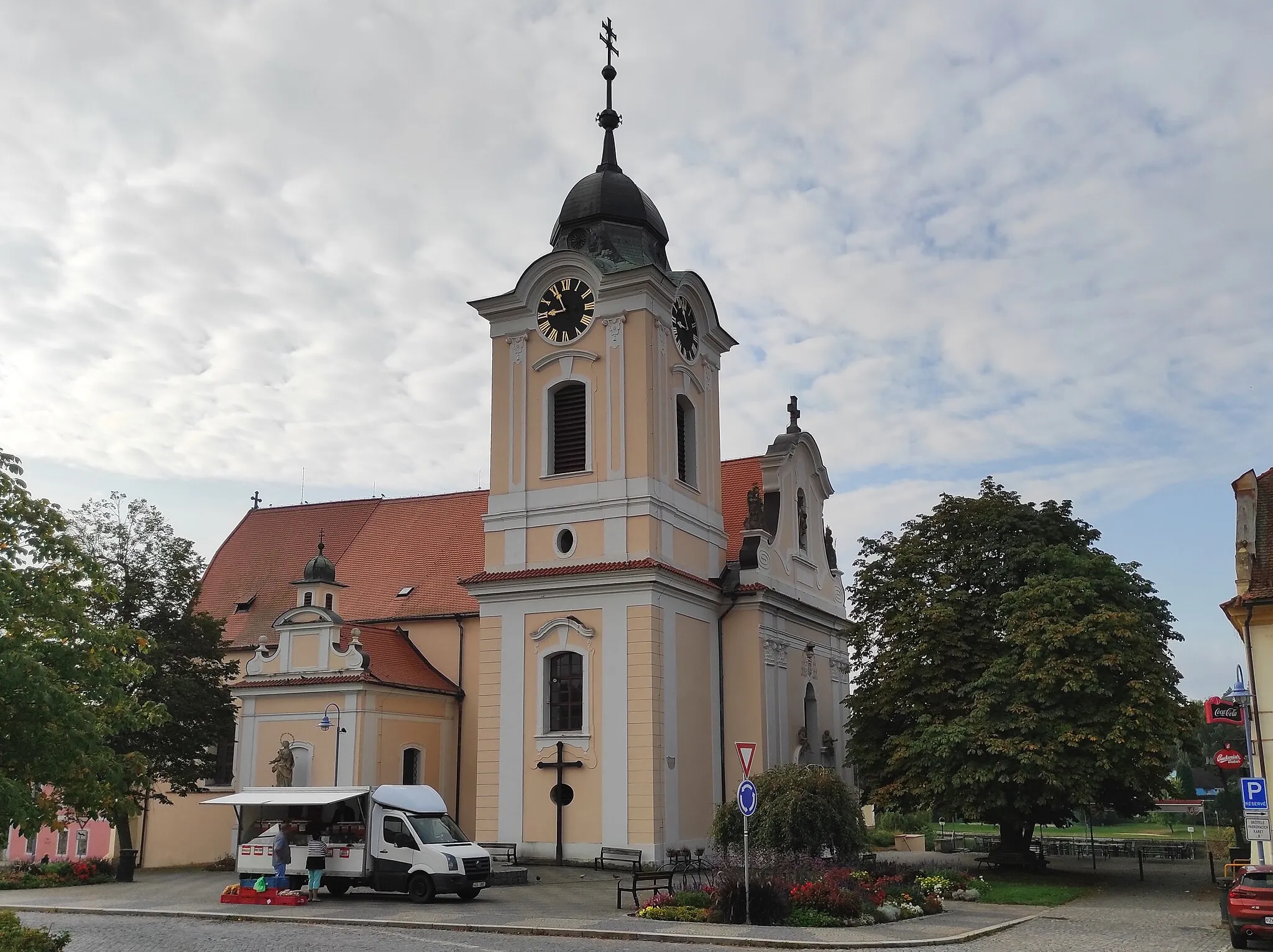 Photo showing: Church of Saint James in Týn nad Vltavou, České Budějovice District.