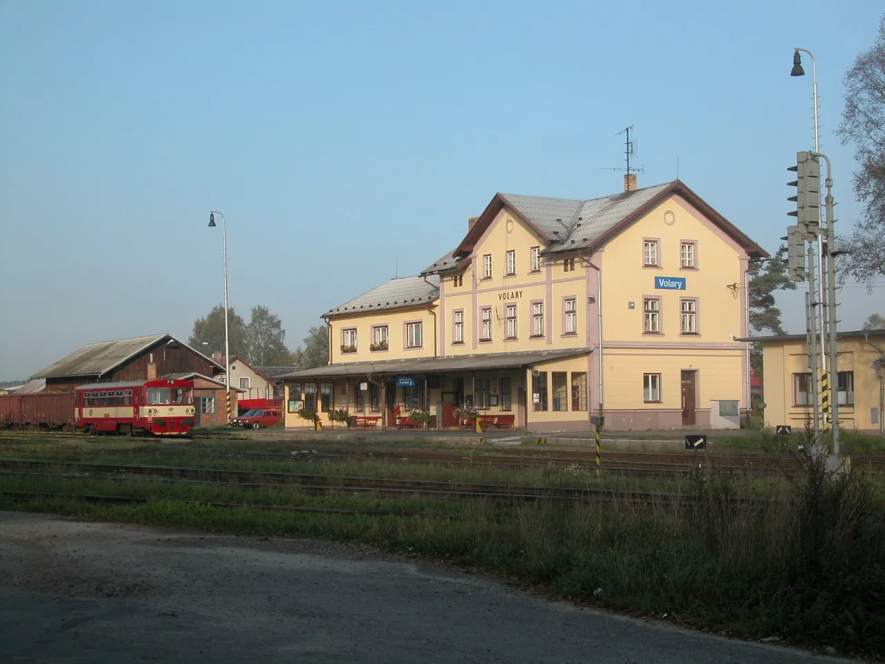 Photo showing: Bahnhof Volary