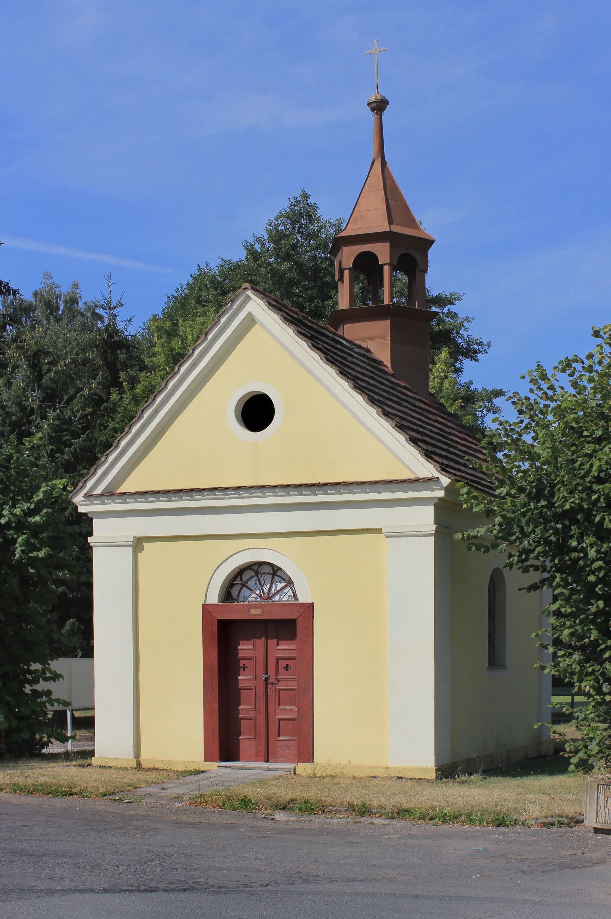Photo showing: Chapel in Zbůch, Czech Republic.