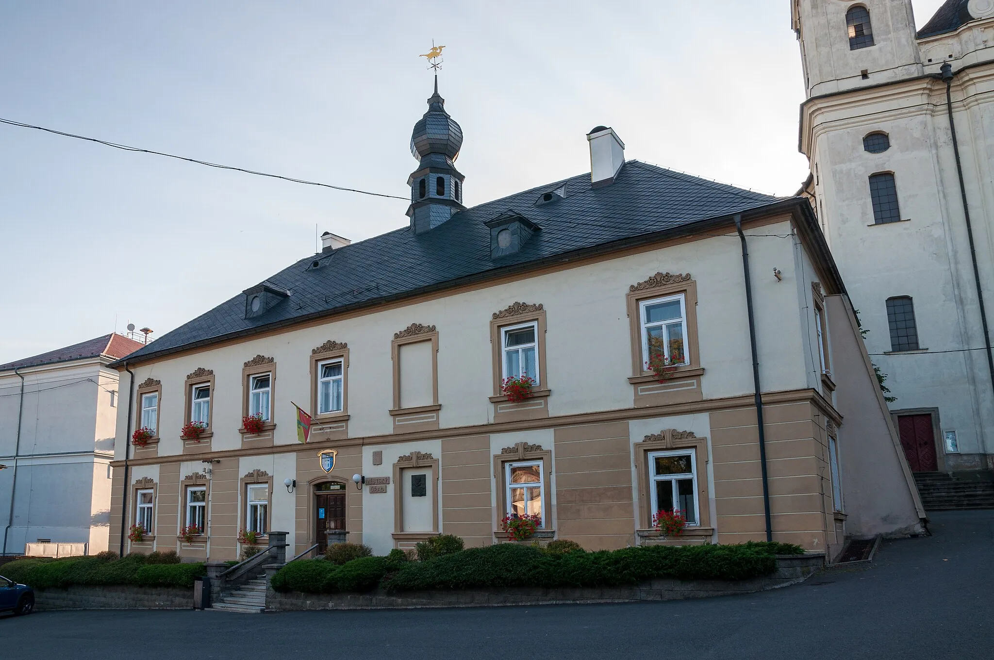 Photo showing: town hall in Budišov nad Budišovkou