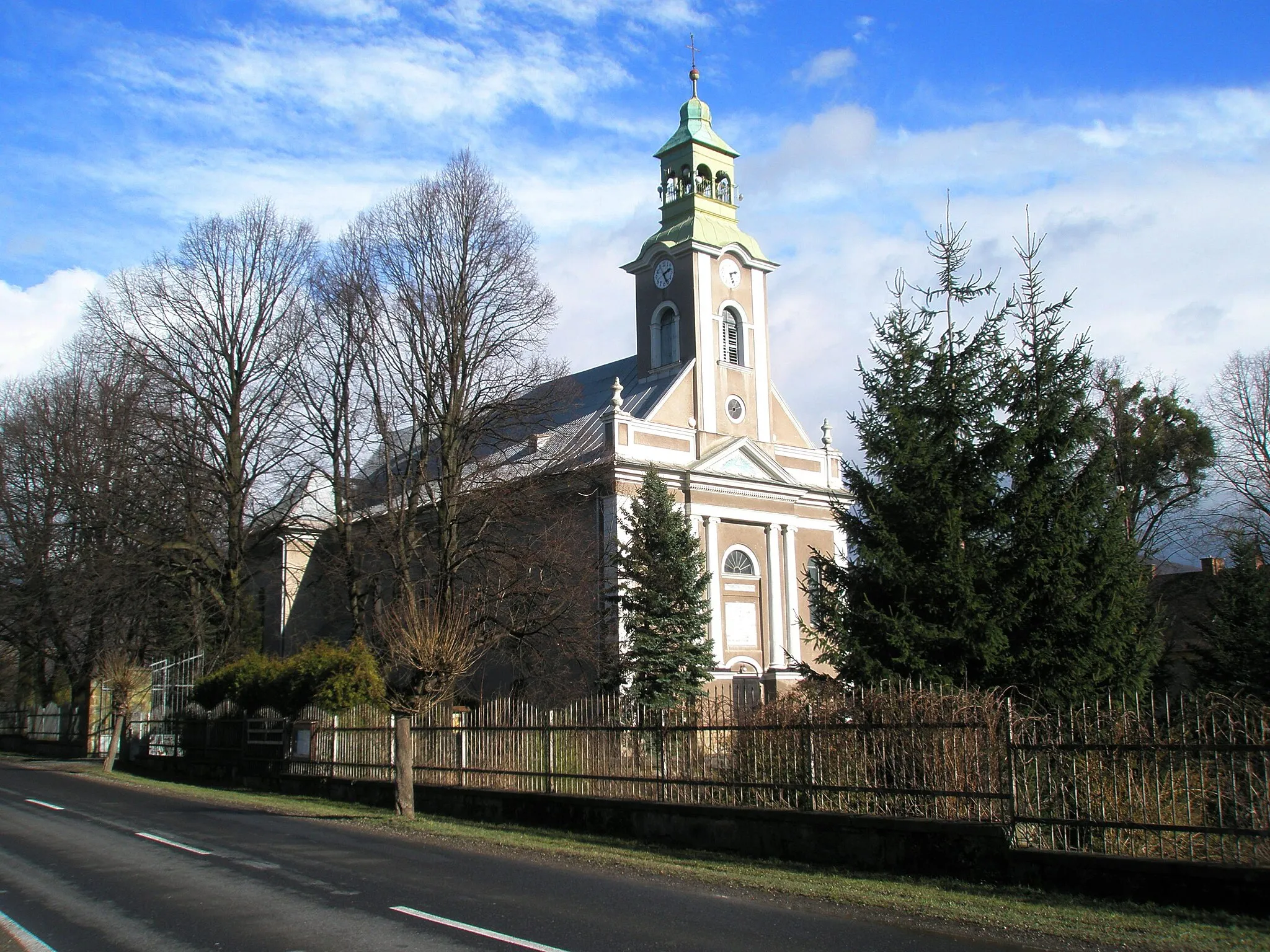 Photo showing: Lutheran Church in Bystřice, Frýdek-Místek District, Czech Republic