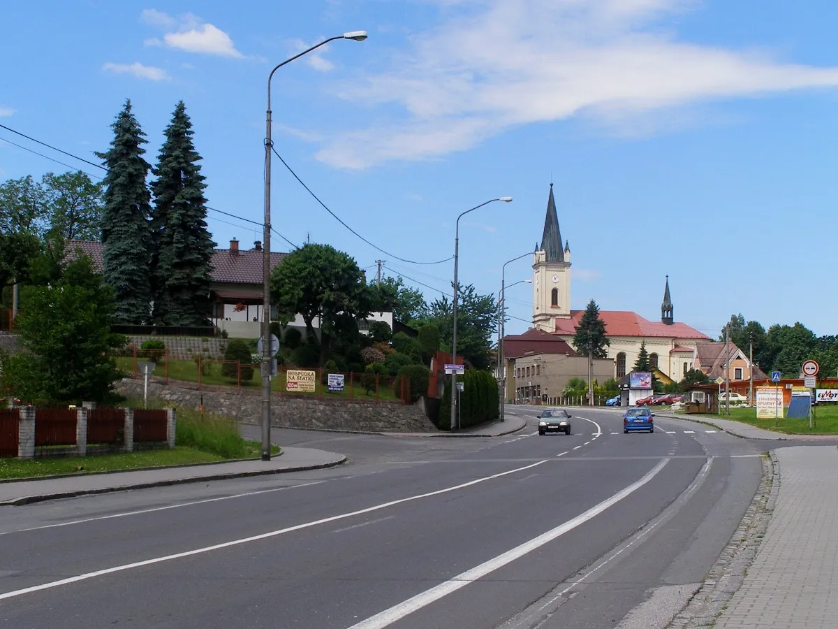 Photo showing: Centrum obce Dětmarovice
