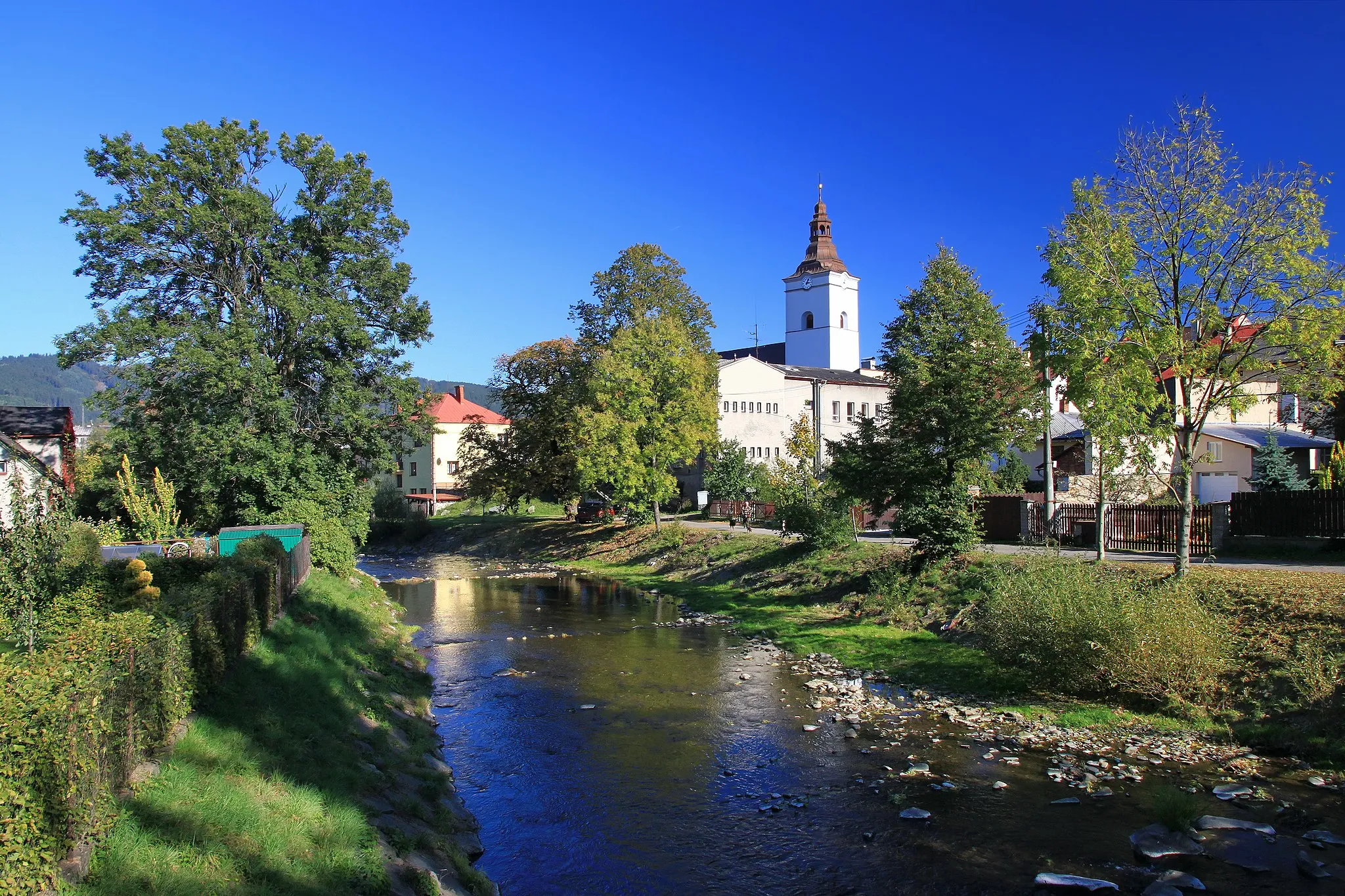 Photo showing: Jablunkov, river Lomná